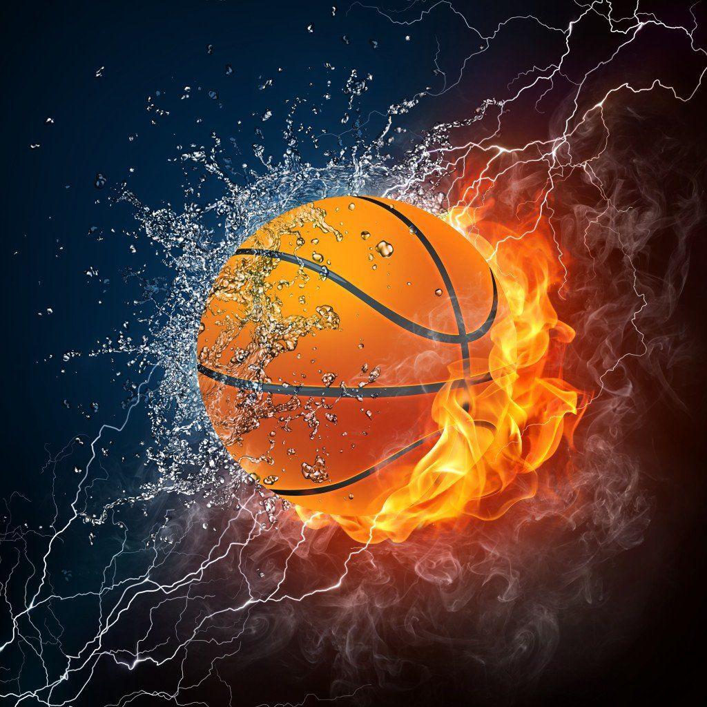 1024x1024 Cool Basketball Wallpaper for iPhone