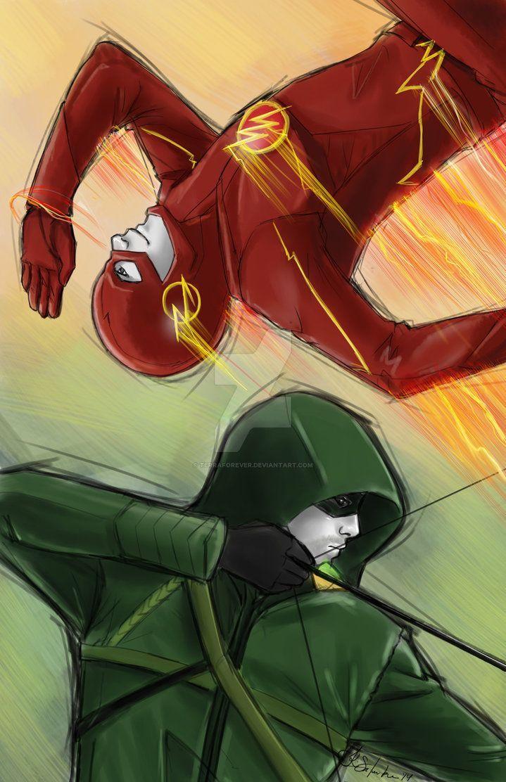 719x1112 Arrow & The Flash. Flash dibujo, Imagenes de flash, Personajes de dc comics