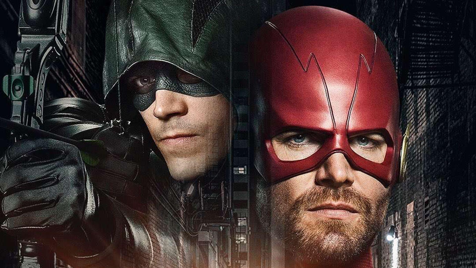 1920x1080 The Flash is Green Arrow and Green Arrow is The Flash in This New Poster For Elseworlds Arrowverse Crossover