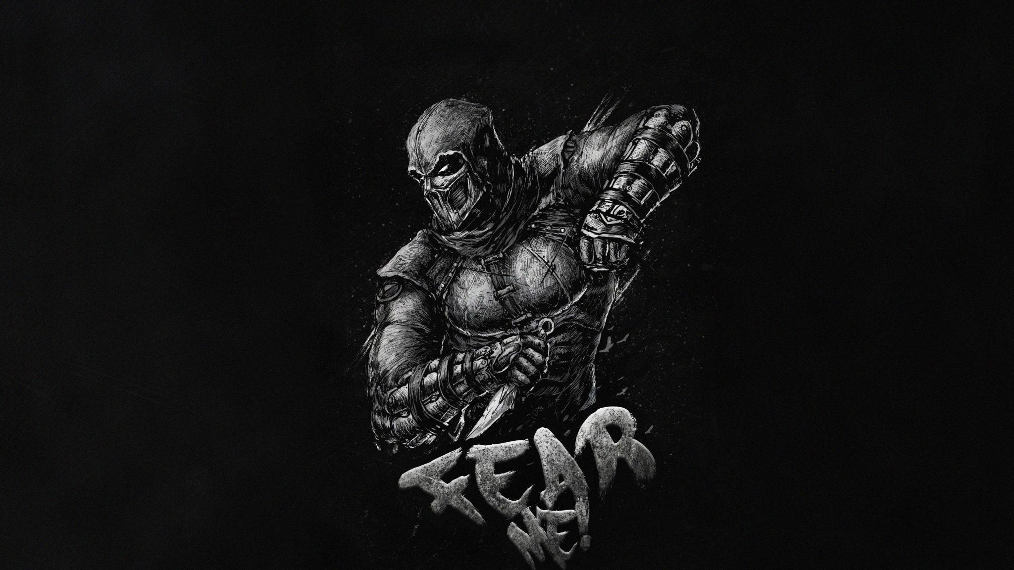 2048x1152 Download 2048x1152 wallpaper dark, mortal kombat, noob saibot, video game, art, dual wide, widescreen, 2048x1152 HD image, background, 20786