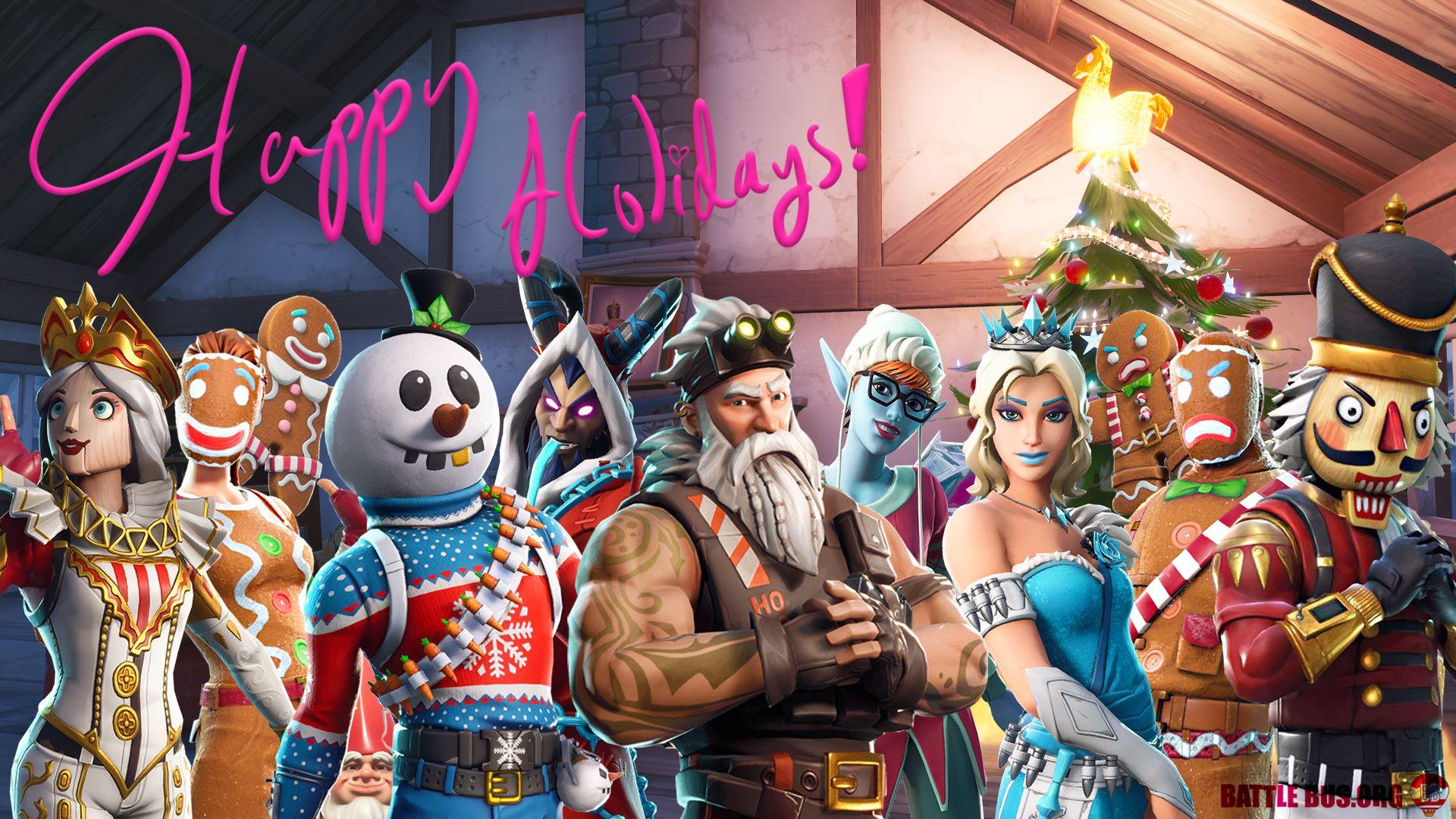 1920x1080 Fortnite Christmas Skins Christmas Skins 2019 Wallpaper & Background Download