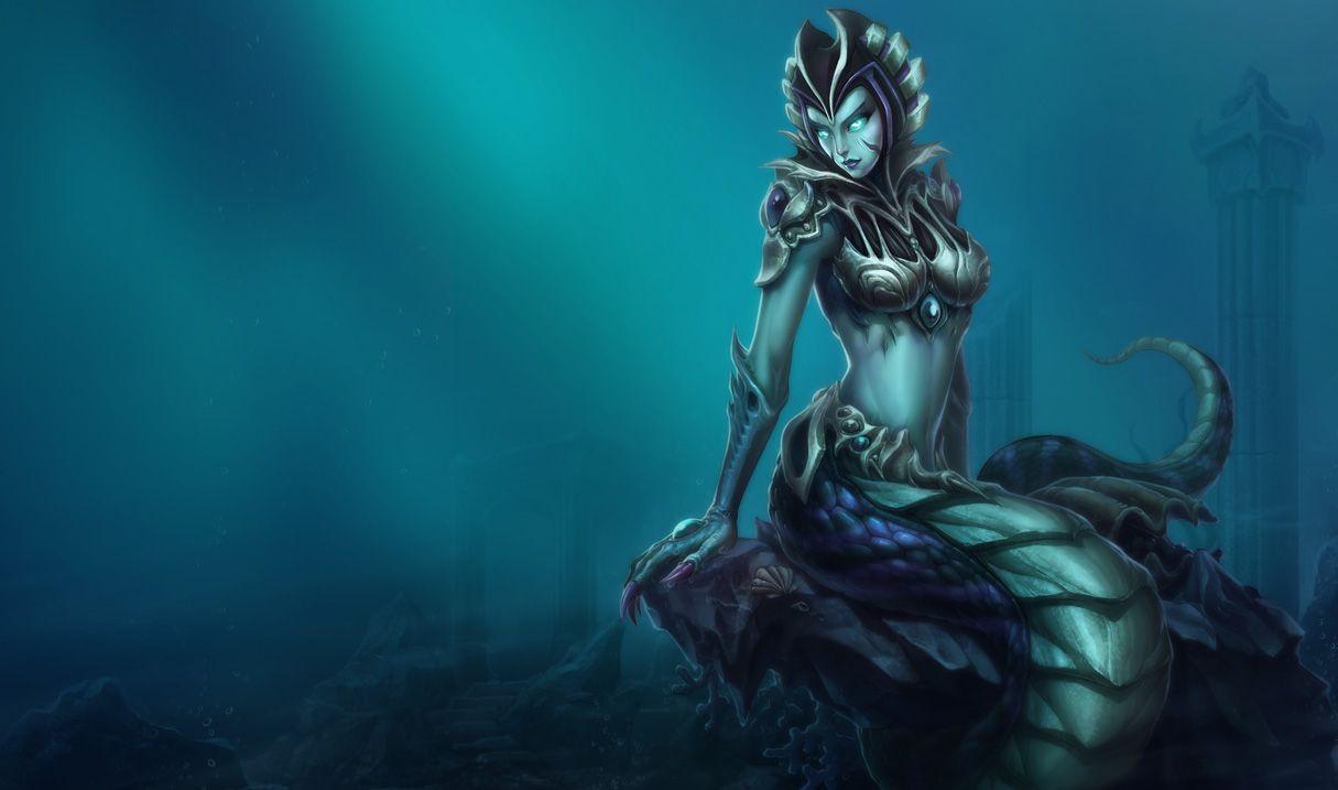 1215x717 Siren Cassiopeia Skin of Legends Wallpaper