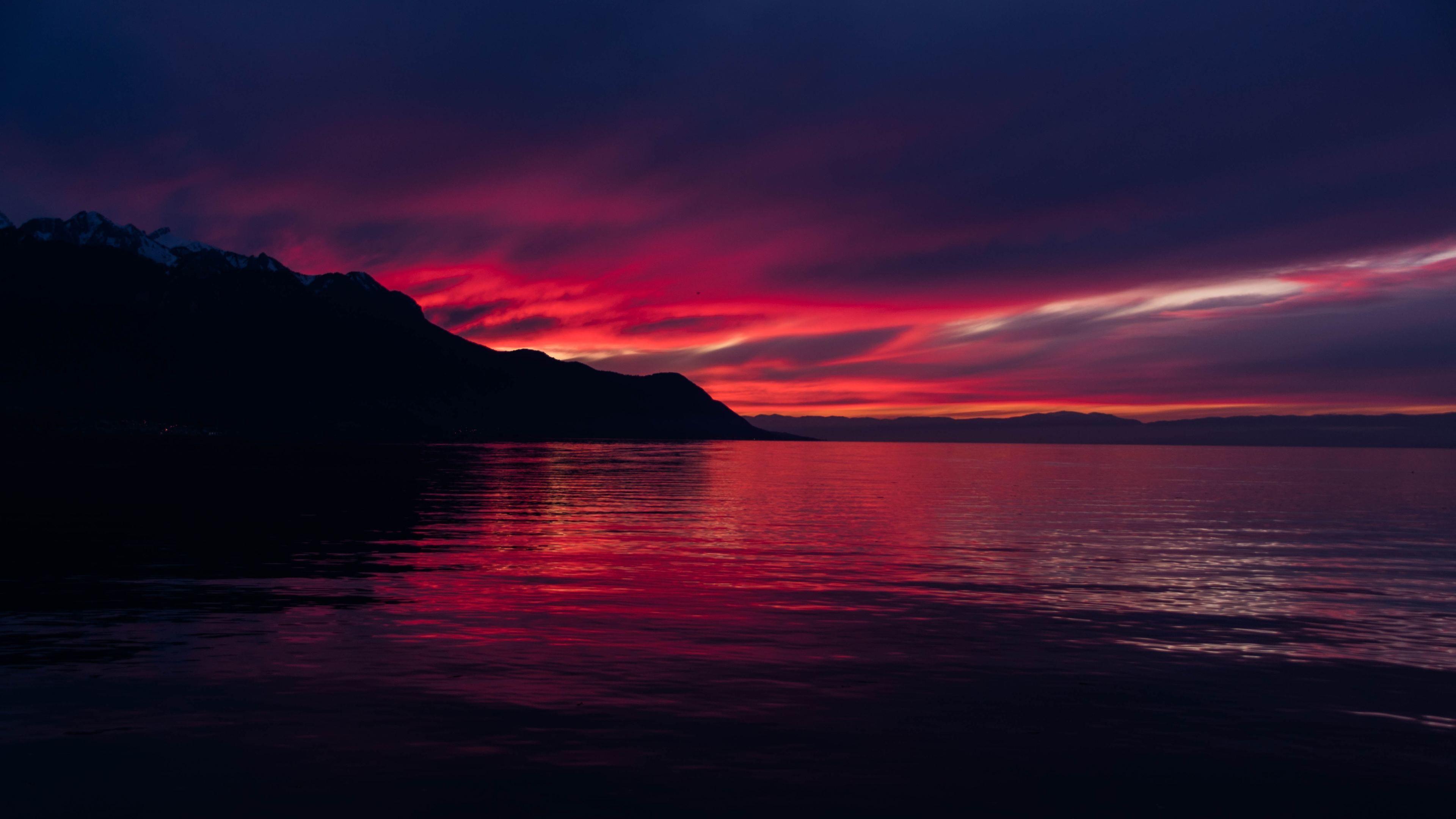 3840x2160 4K Dark Sunset iPhone XS MAX Wallpaper, HD Nature 4K Wallpaper, Image, Photo and Background