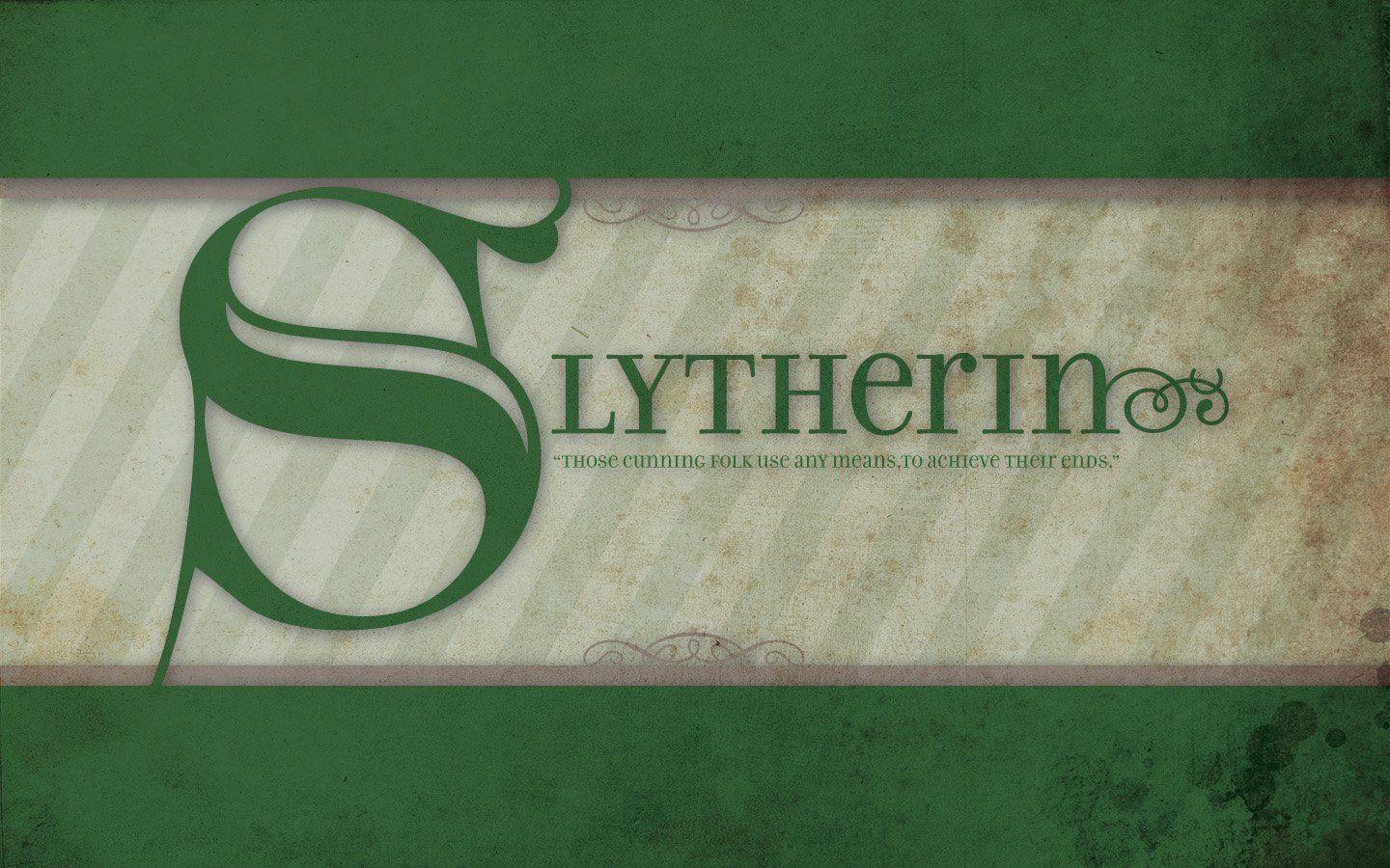 Hình nền Slytherin HD 1440x900