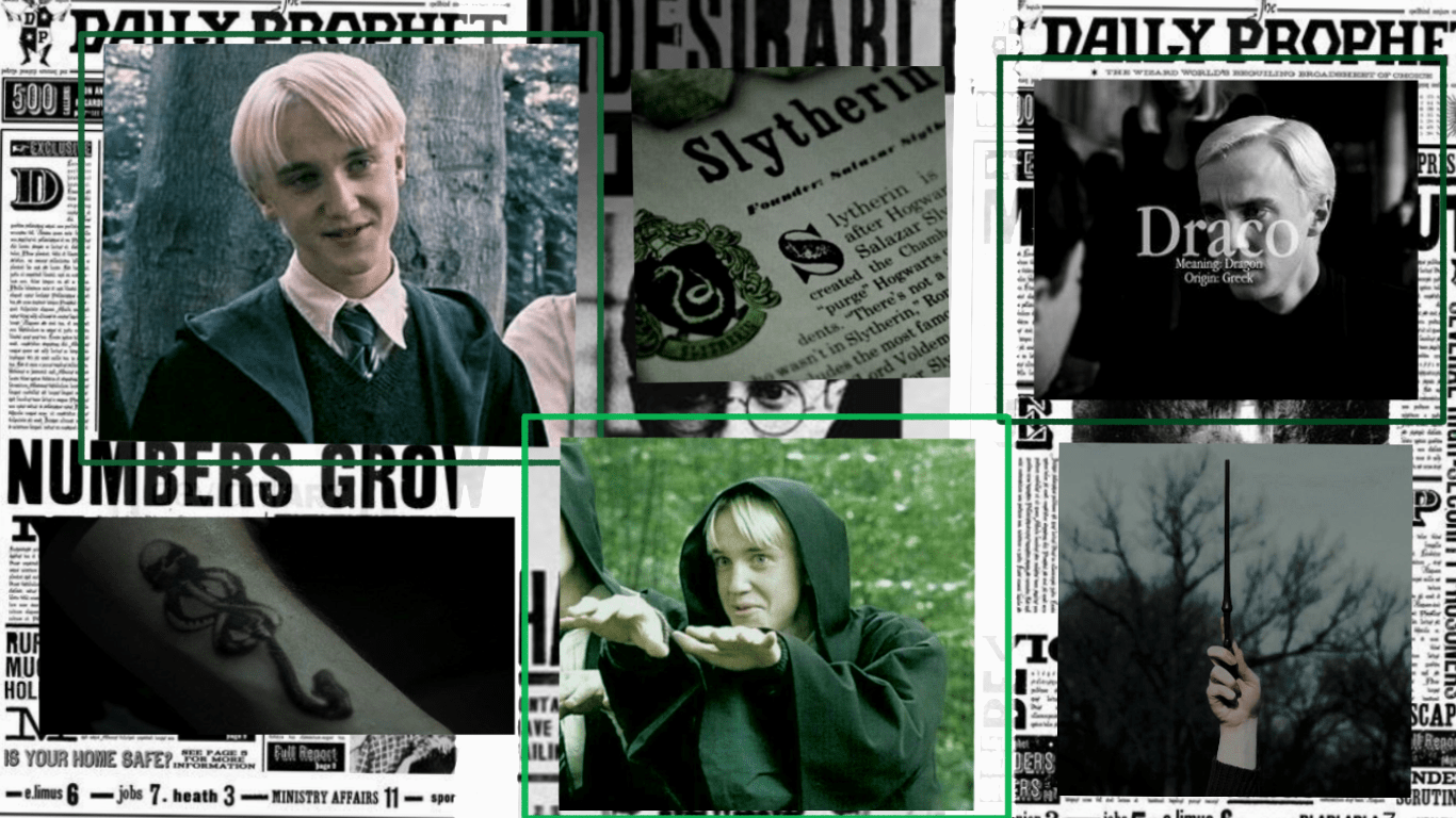 1366x768 Draco Malfoy Computer Wallpaper