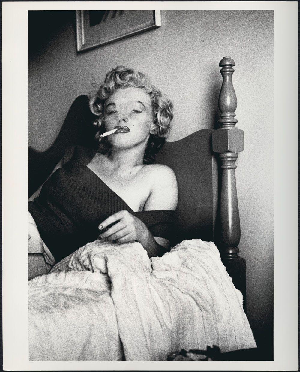 Marilyn Monroe Smoking Poster
