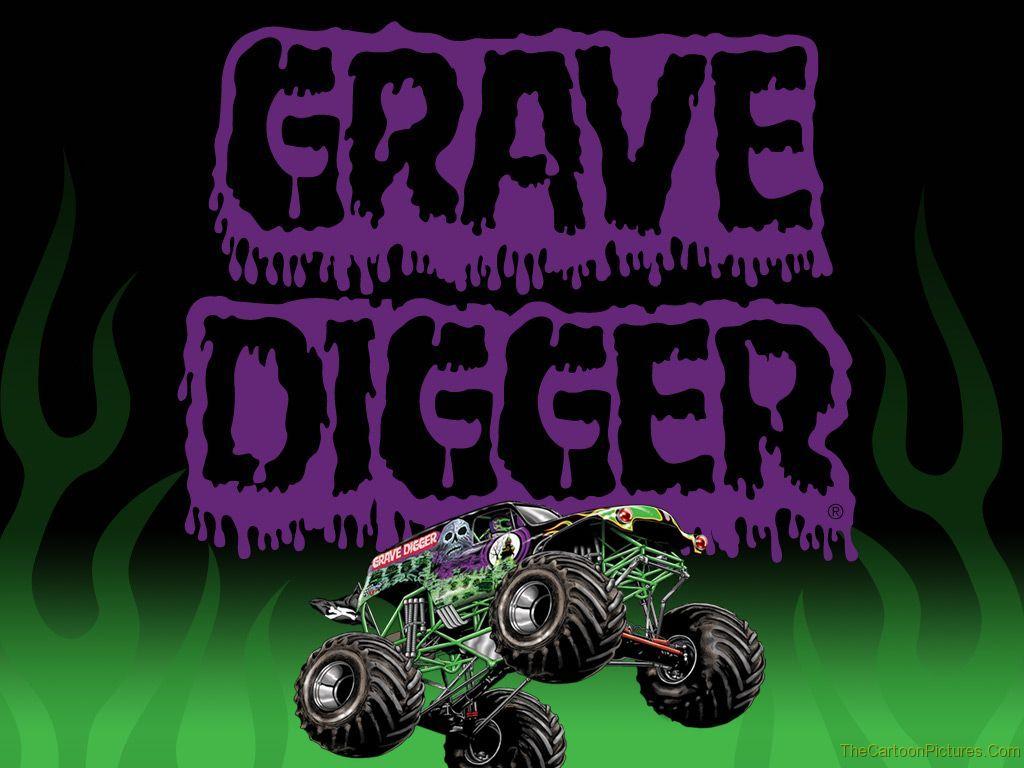 1024x768 Grave Digger Wallpaper