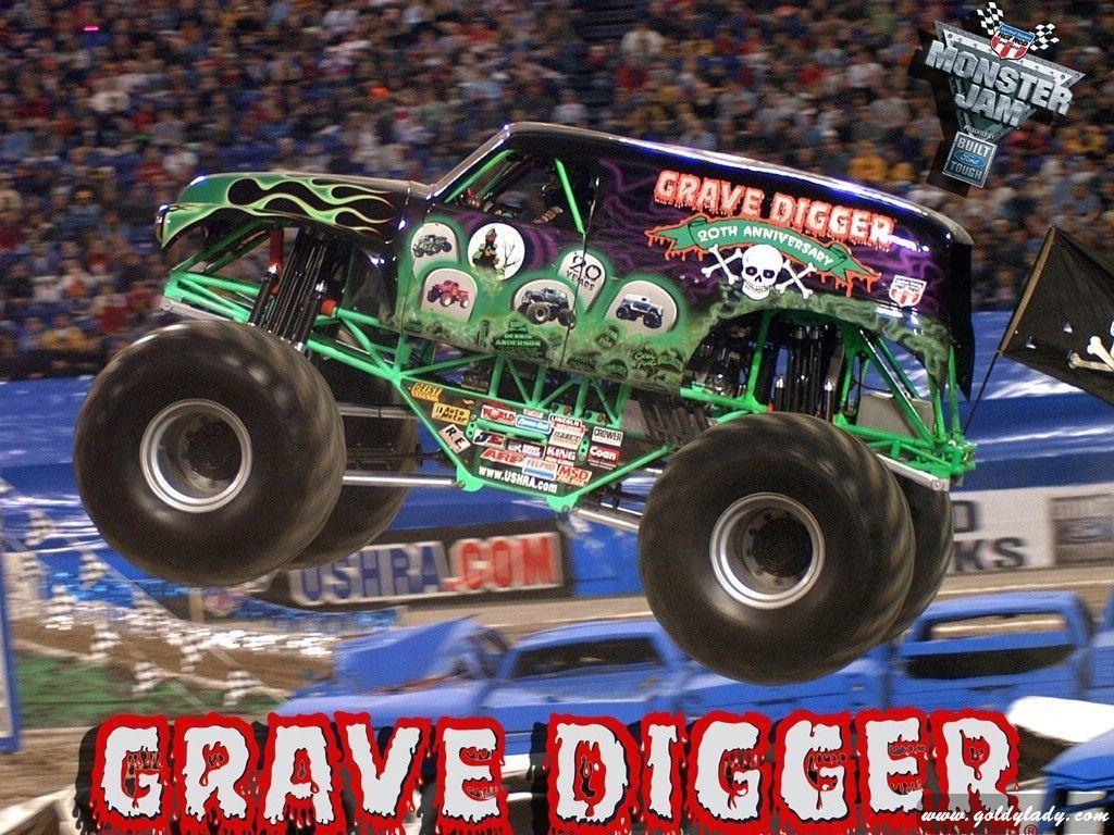 1024x768 Grave Digger Wallpaper