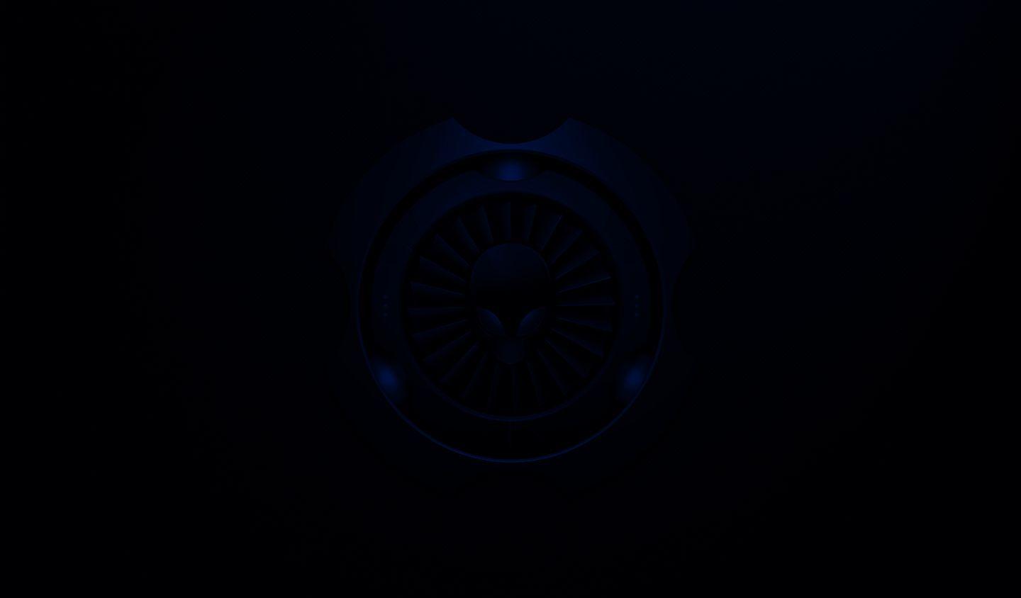 1440x844 Alienware Wallpaper Black