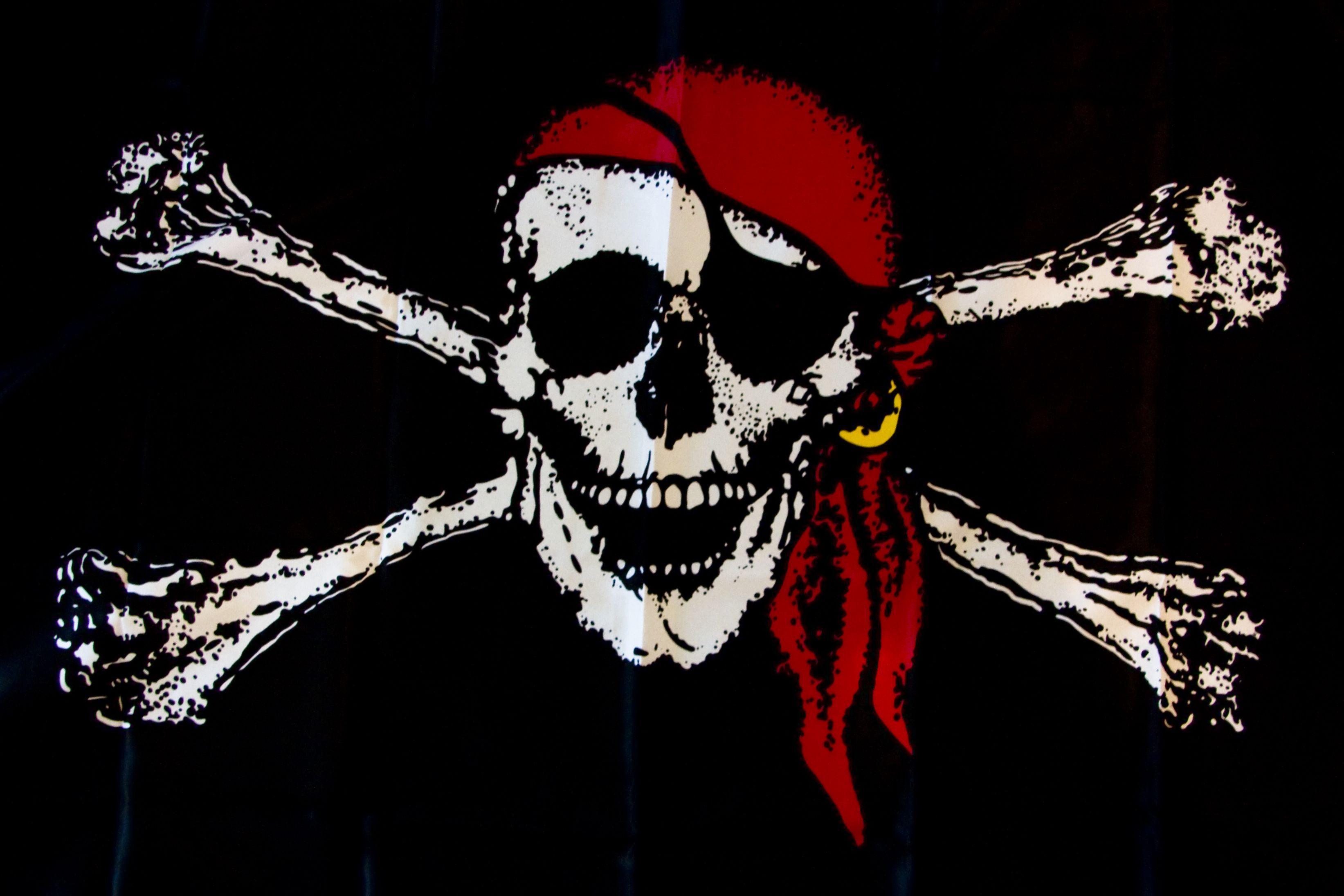 3286x2191 Pirate Flag Wallpaper