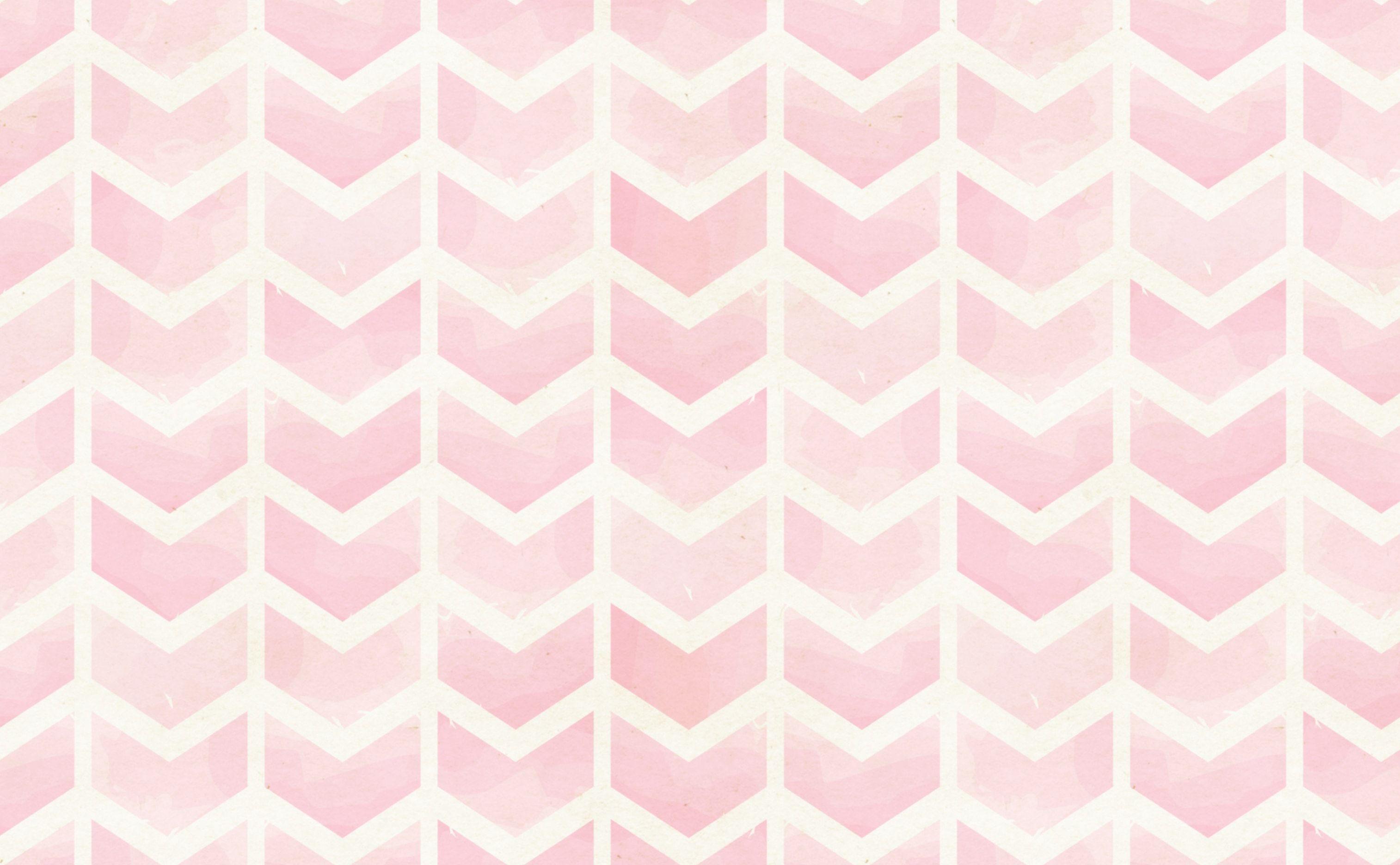 Teal And Pink Chevron Background