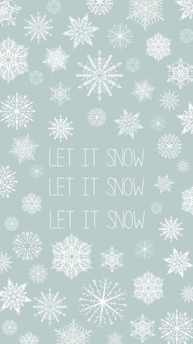 675x1200 Winter Pattern Phone Wallpaper