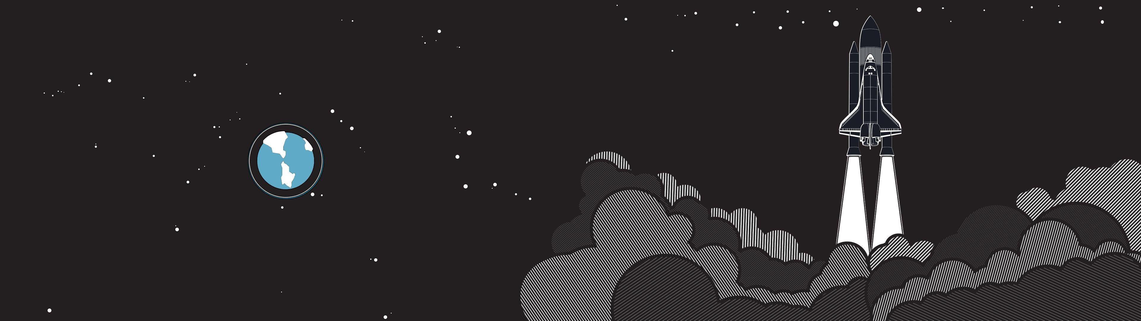 3840x1080 Minimalist Space