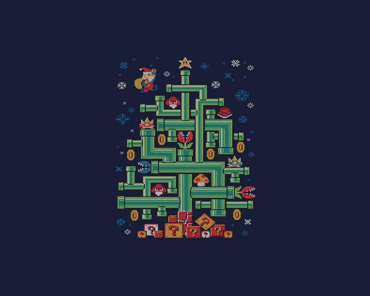 1280x1024 Download 1280x1024 wallpaper minimal, mario, 8 bit pixel art, standard 5: fullscreen, 1280x1024 HD image, background, 10752