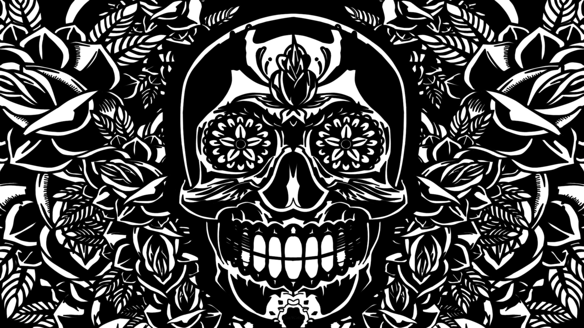 1920x1080 Skull Desktop Background