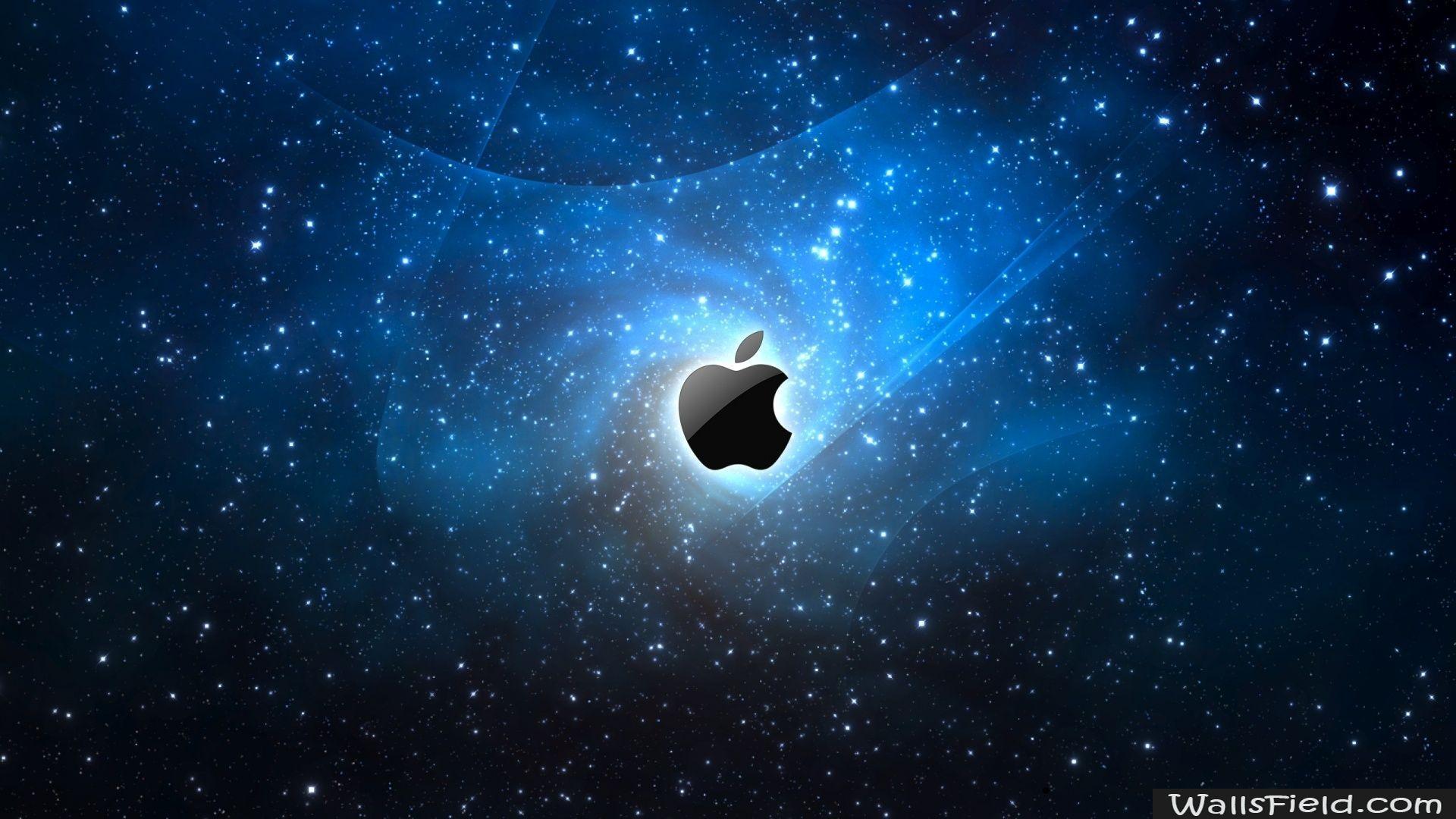 1920x1080 Apple Galaxy Blue.com. Free HD Wallpaper. Apple wallpaper, Imac wallpaper, Apple galaxy wallpaper