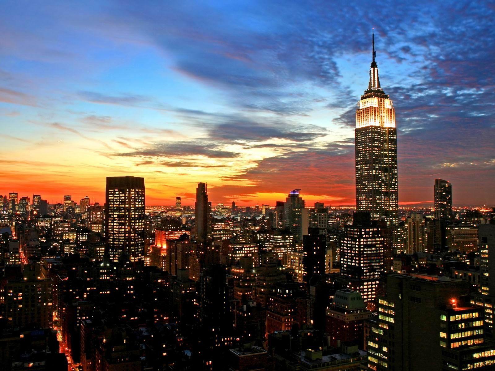 1600x1200 Free download New York City Wallpaper Sunset HD Wallpaper Background Image [1600x1200] for your Desktop, Mobile & Tablet. Explore Sunset City Wallpaper. Sunset City Wallpaper, Sunset Background, Sunset Wallpaper
