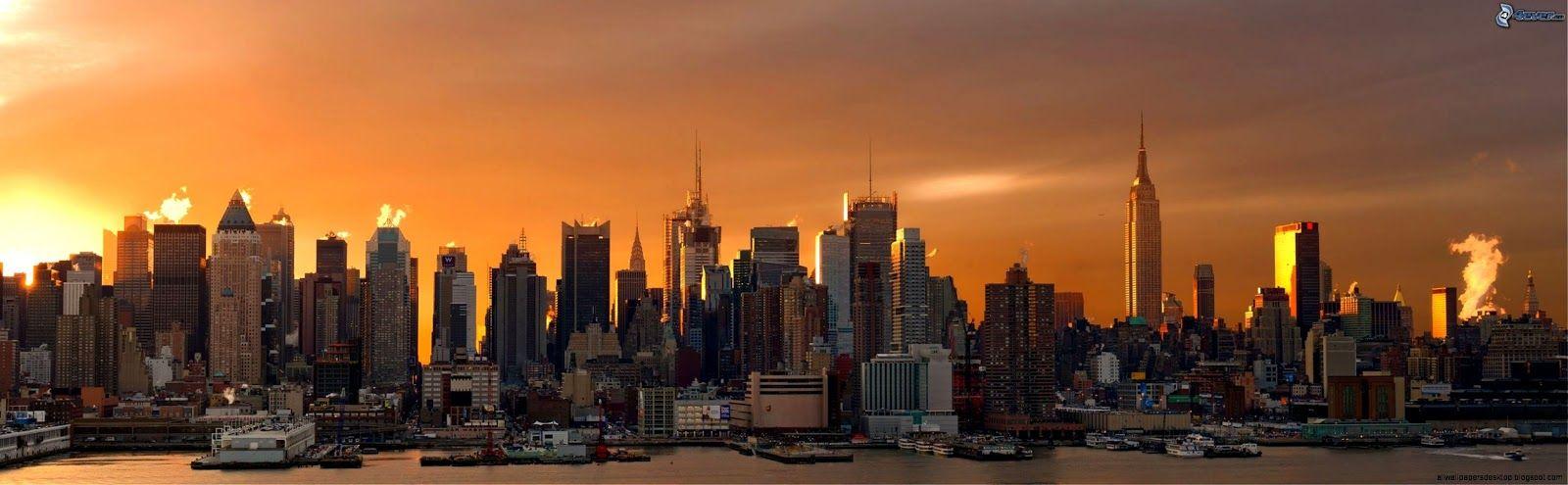 1600x495 New York City Manhattan Empire State Building Photo HD Wallpaper. All Wallpaper Desktop