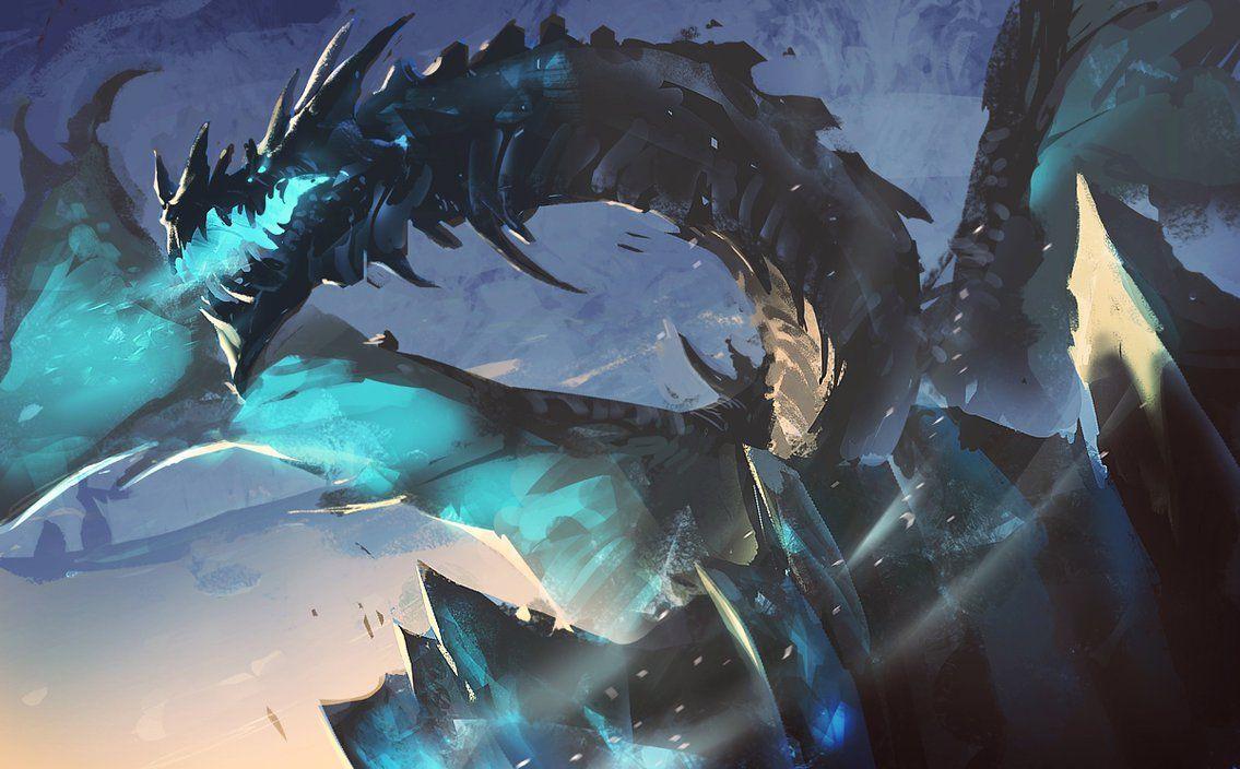 Ice Dragon HQ Background Wallpaper 37959 - Baltana