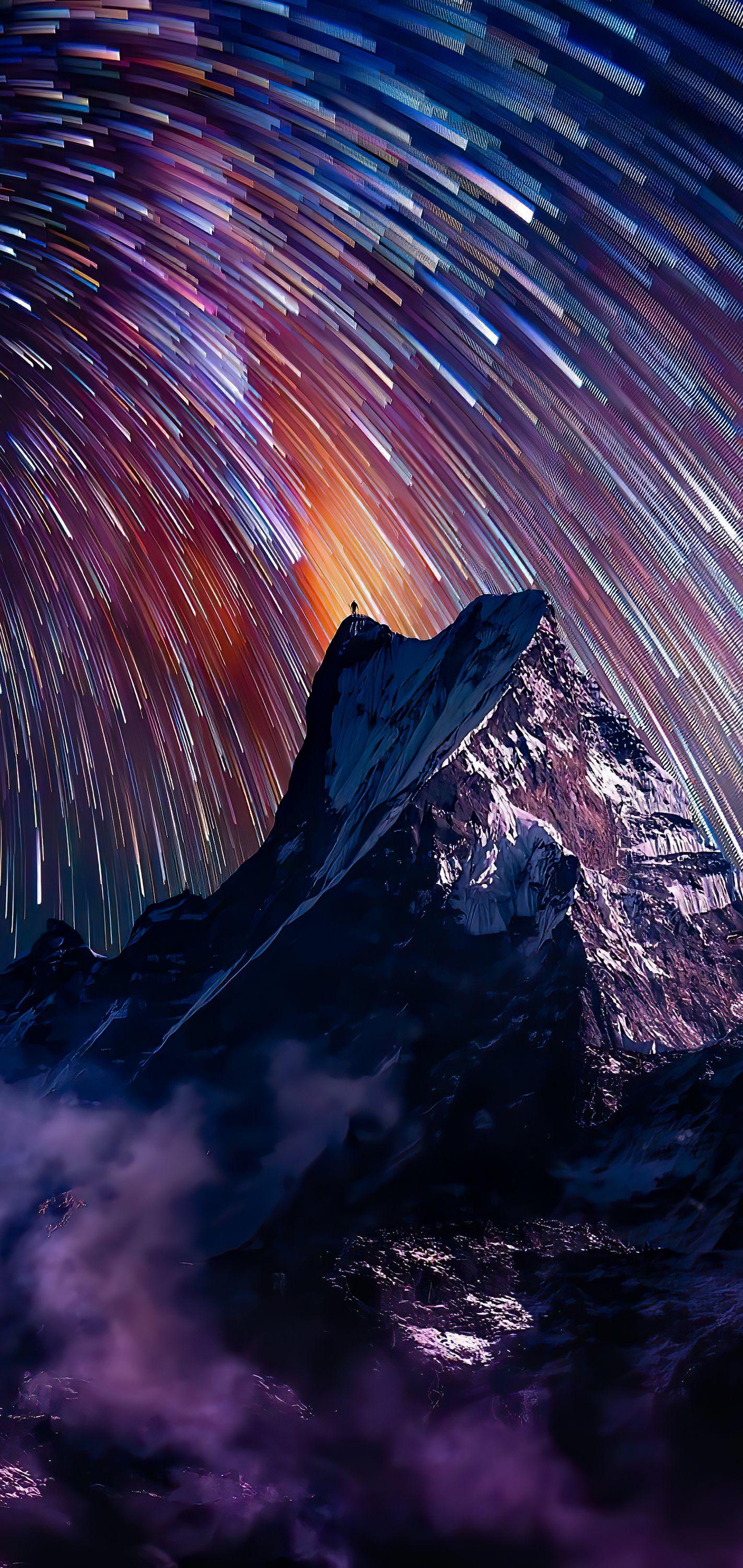 1422x3000 beautiful night sky wallpaper for iPhone to download