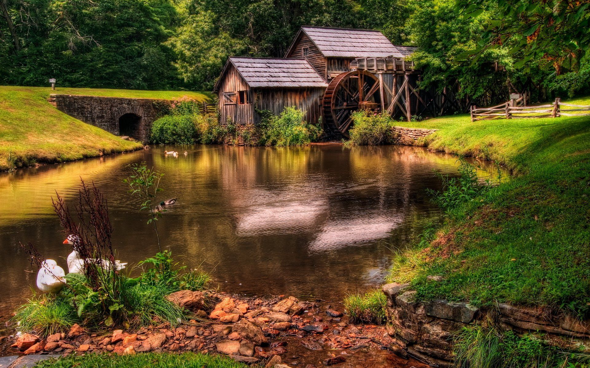 1920x1200 Watermill Wallpaper and Background: Free HD Download