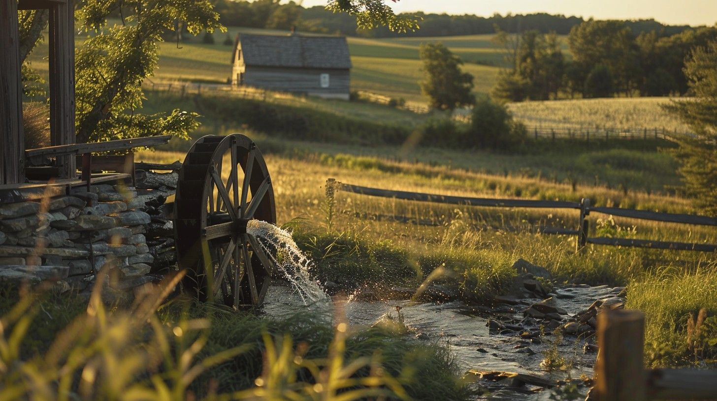 1456x816 Download Water Wheel Splashes Image, Wheel, Splashes