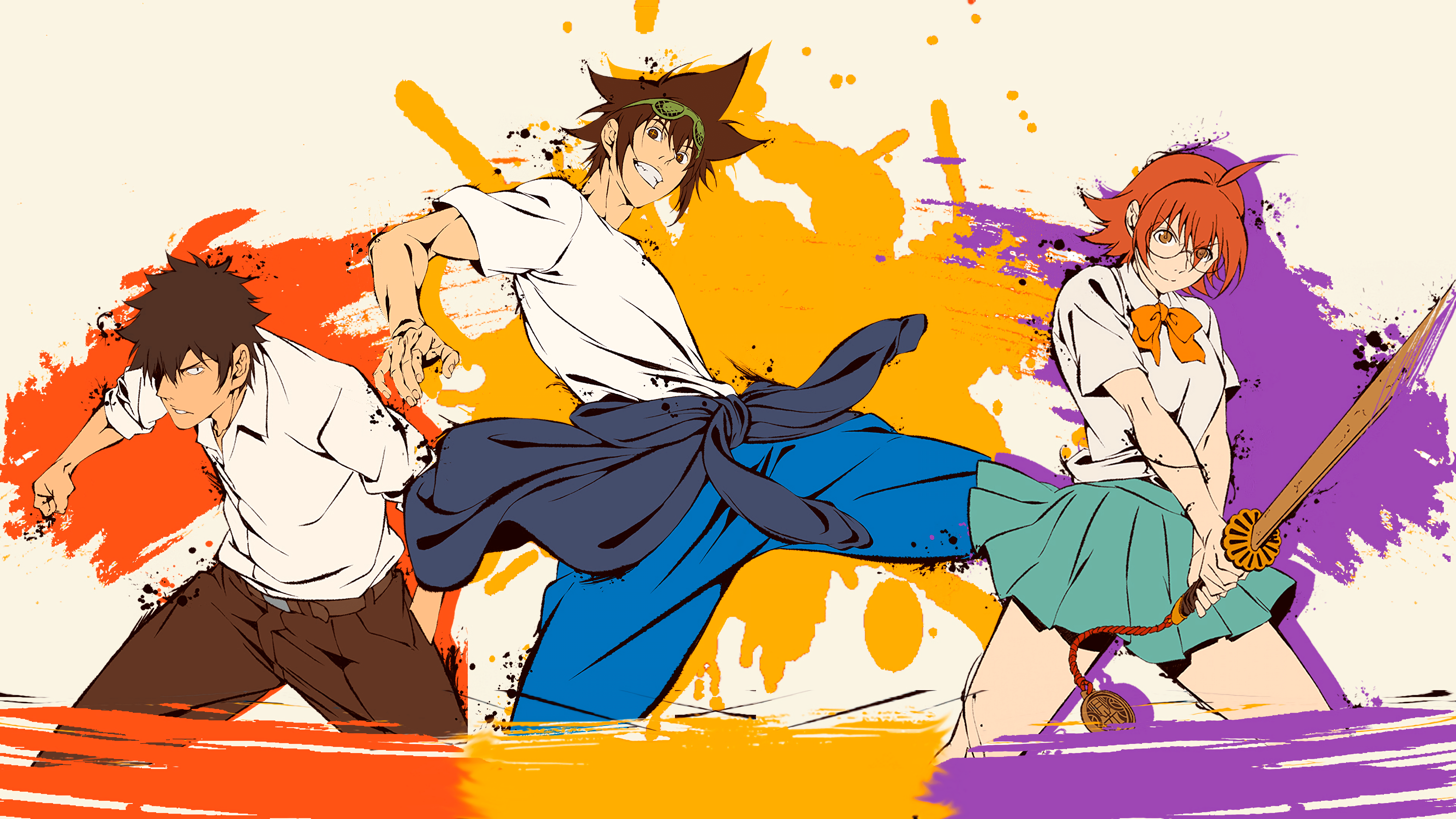 5120x2880 Download Yu Mira Han Daewi Jin Mori Anime The God Of High School 4k Ultra HD Wallpaperx2880