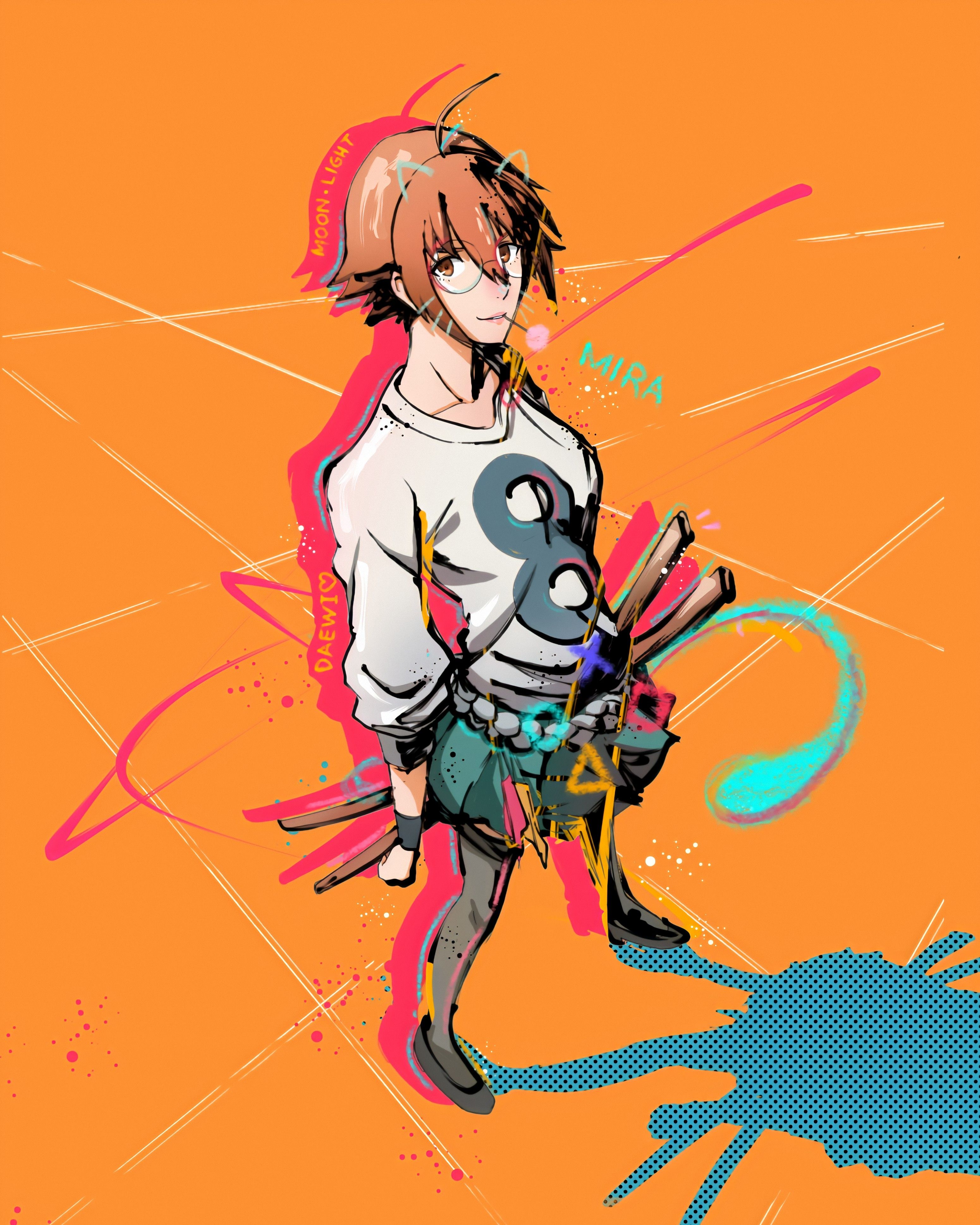3100x3875 Illustration of Mira Yoo from God of highschool