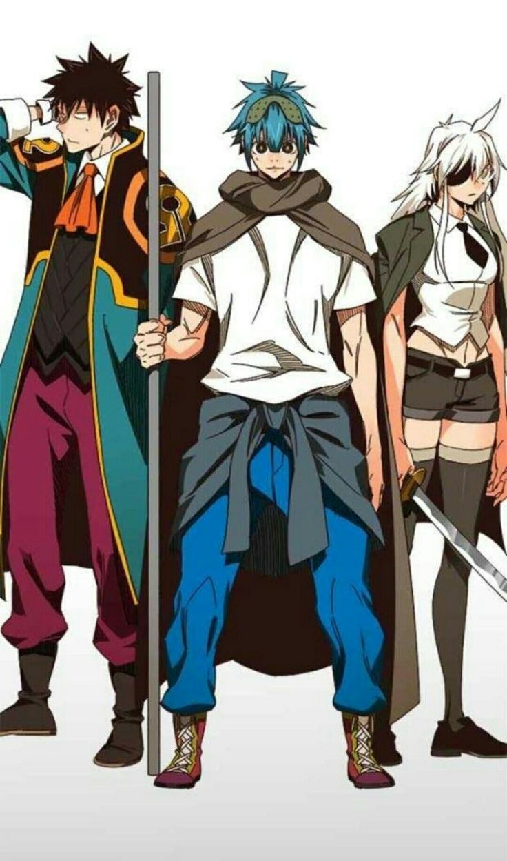 736x1249 Jin Mori, Han Daewi, Yoo Mira.. The God Of High School