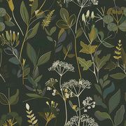 180x180 Floral Peel and Stick Wallpaper Preview Panel