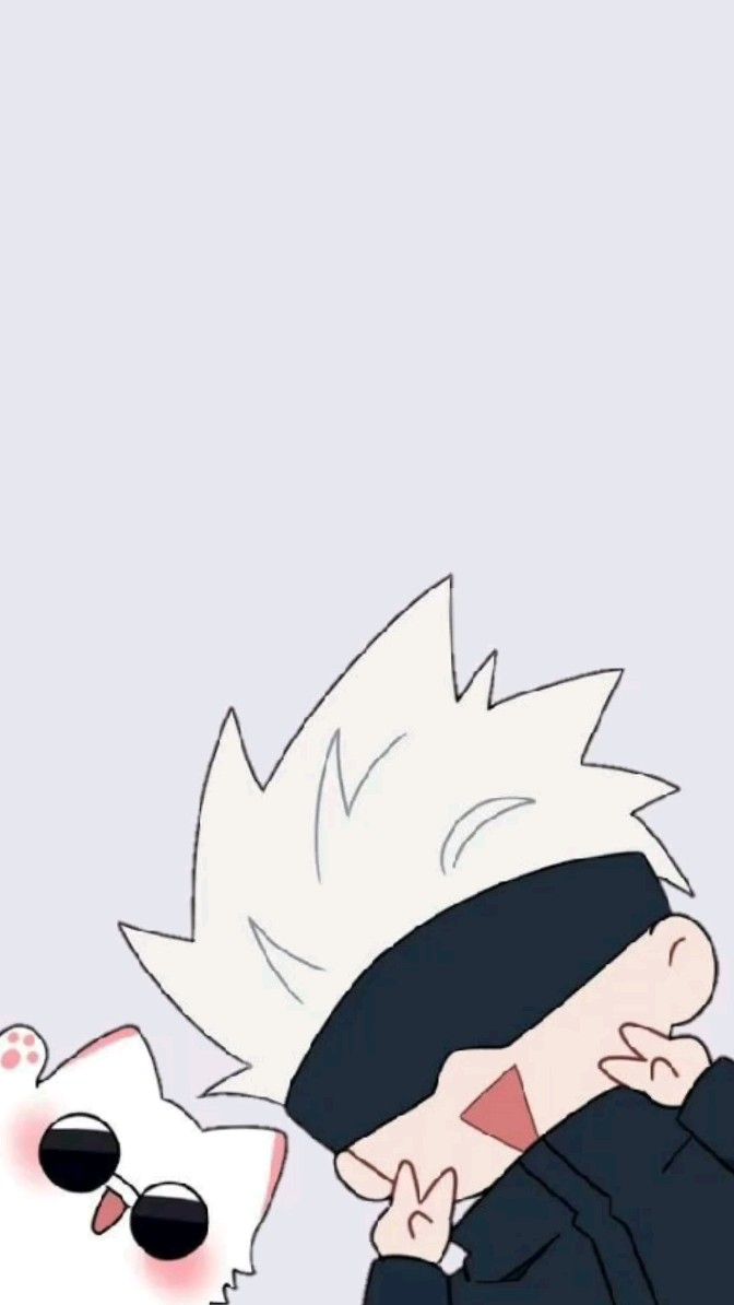 672x1194 Mini Gojo Wallpaper