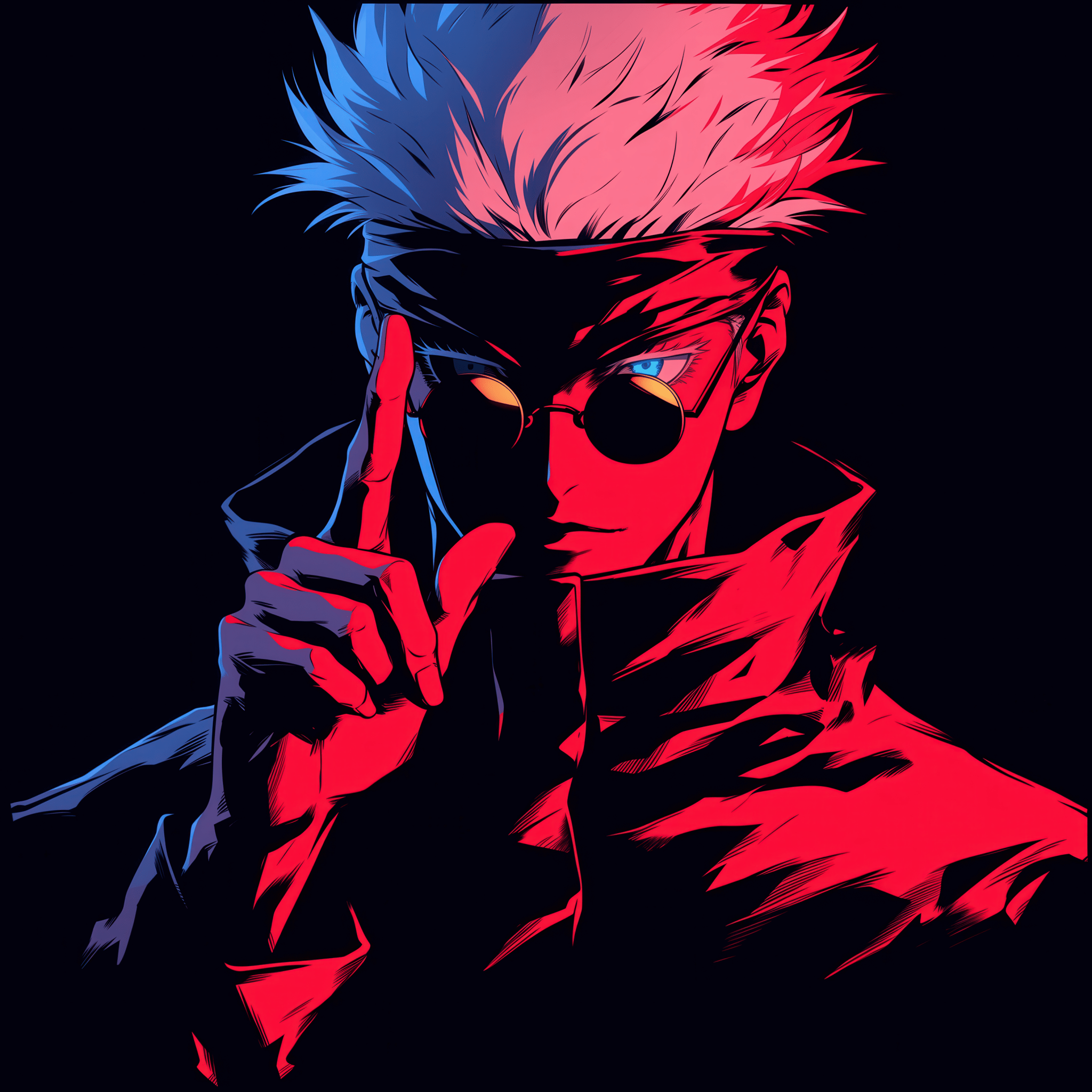 2048x2048 Mini Gojo Wallpaper