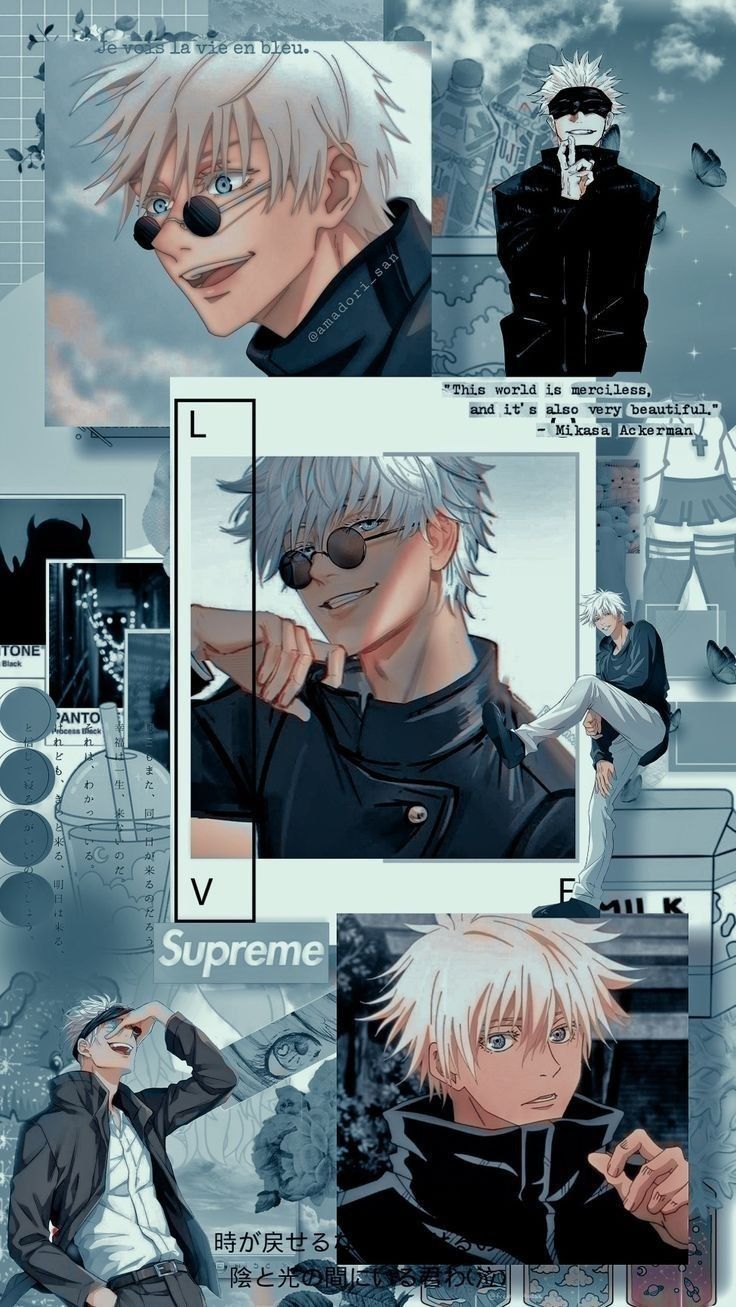 736x1307 gojo satoru wallpaper