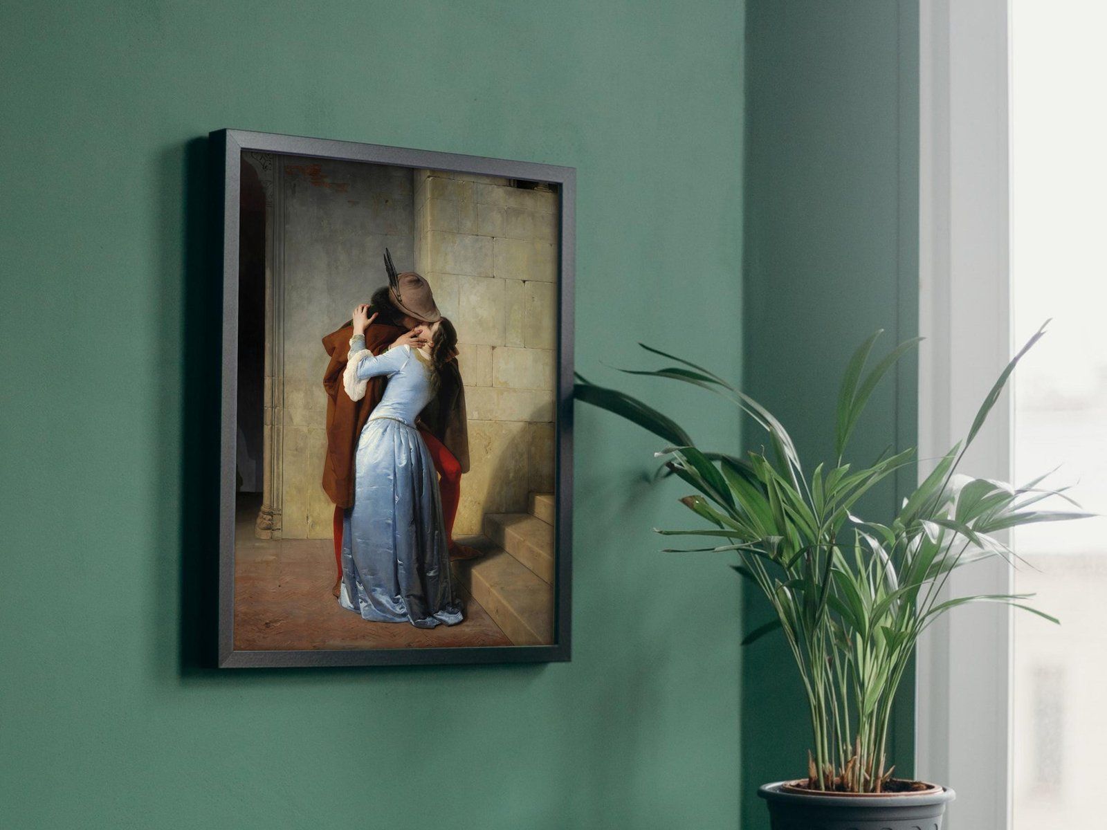 1600x1200 The Kiss by Francesco Hayez, 1859 Art Print