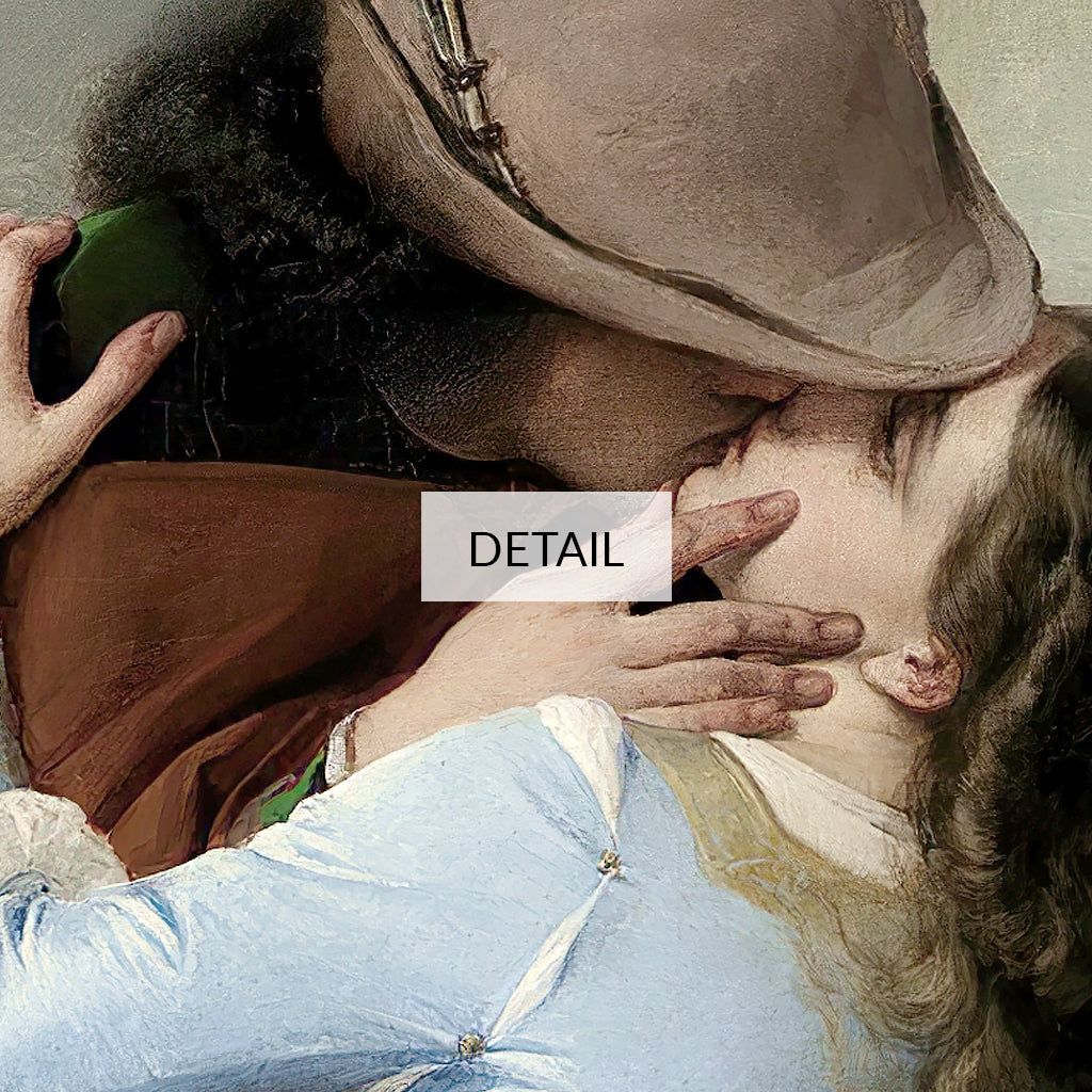 1024x1024 Francesco Hayez Painting Kiss Frame TV Art 4K Valentine’s Day Decor