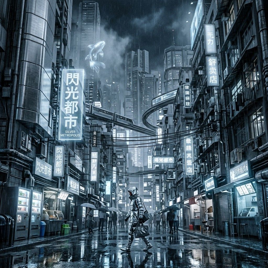 1024x1024 Cyberpunk City Neon City Wallpaper 4K, Futuristic City, Cyber City