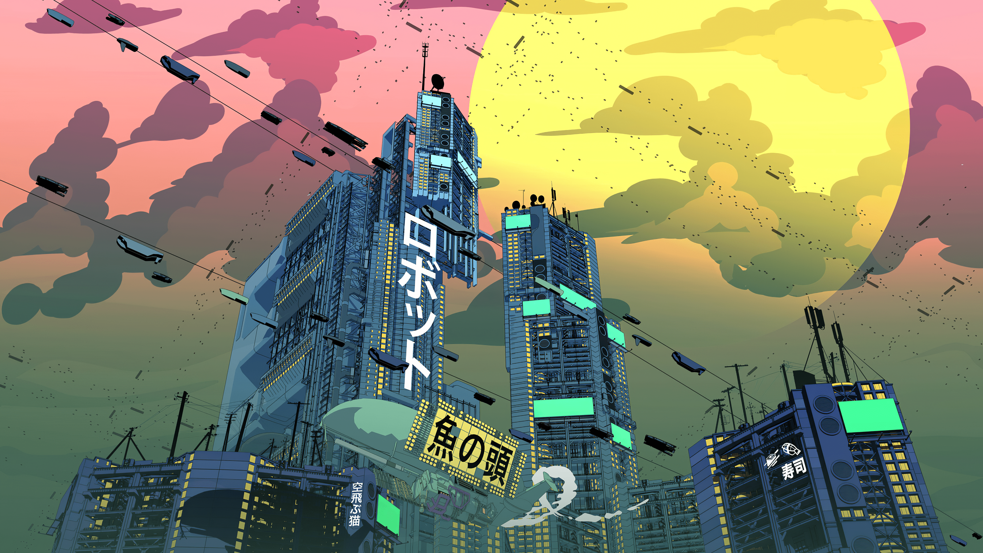 3840x2160 Cyber City 101 by Liam Keating [3840x2160]