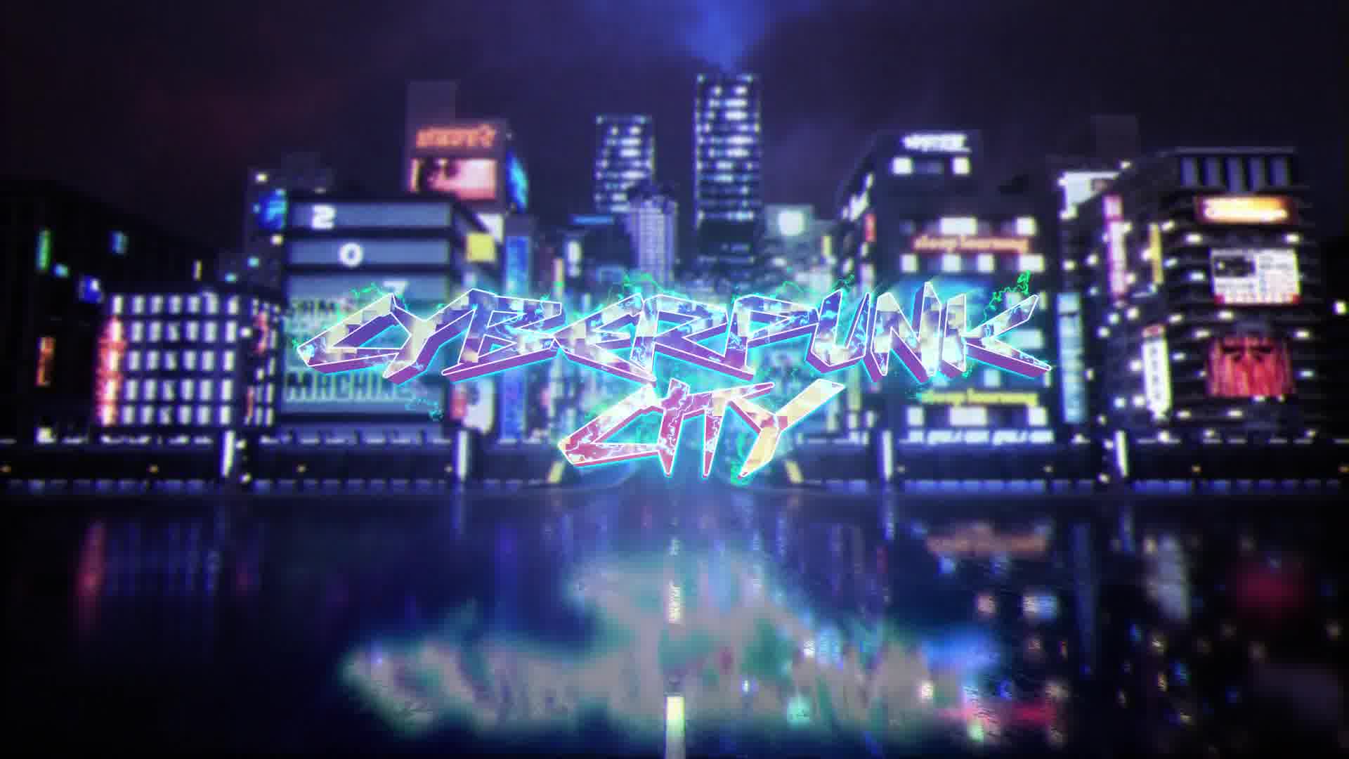 1920x1080 Cyber City Logo Download Rapid 28856149 Videohive After Effects