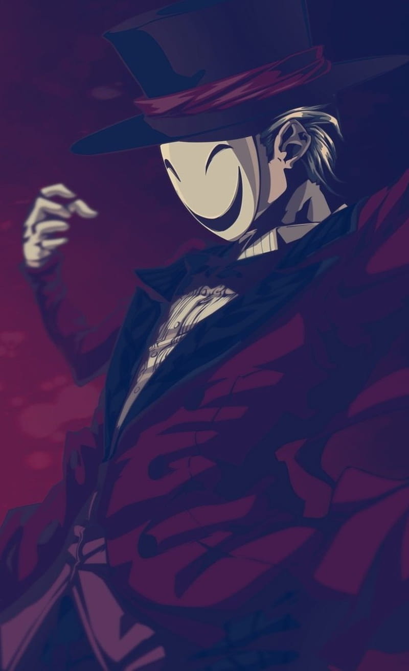 800x1313 Hiruko Kagetane, anime, antagonist, bad men, black bullet, dark, mask, violence, HD phone wallpaper