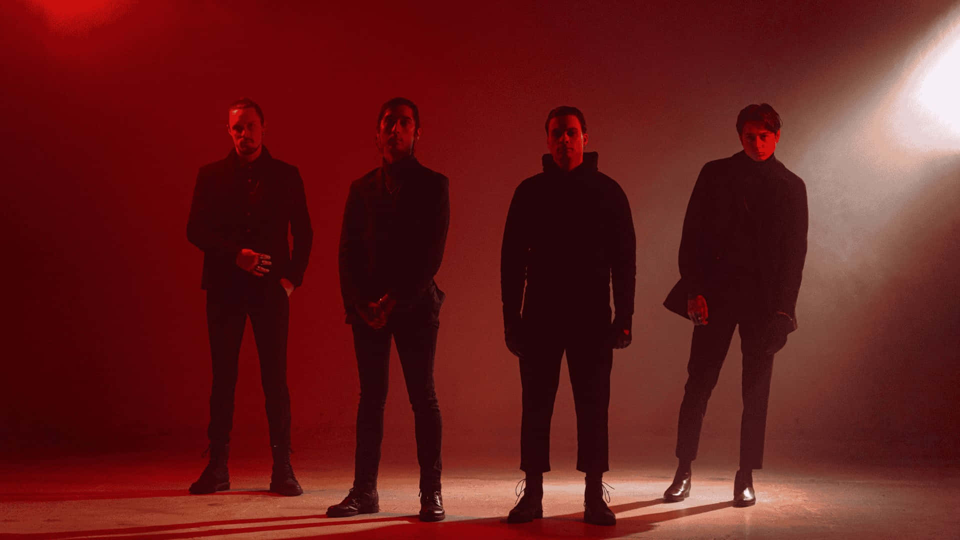 1920x1080 Download Bad Omens Band Red Haze Wallpaper