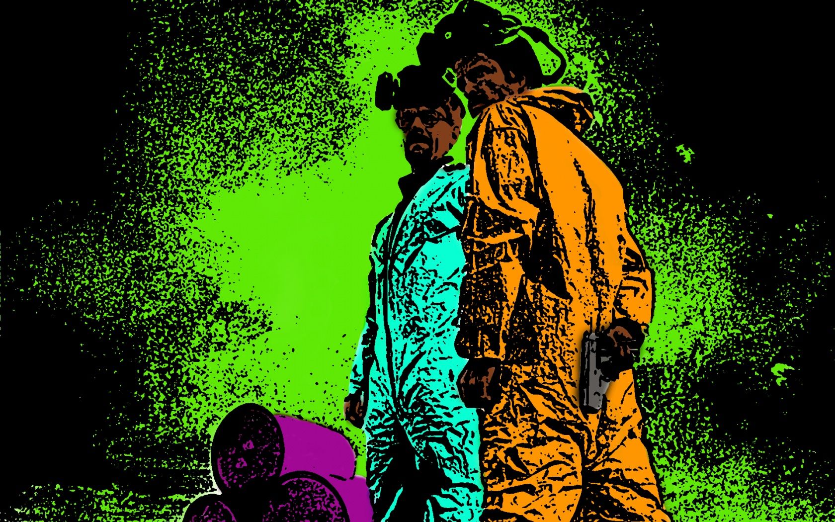 1680x1050 Breaking Bad Cartoon HD 4K UHD Wallpaper for UltraHD Desktop and TV : Smartphone and Tablet Devices