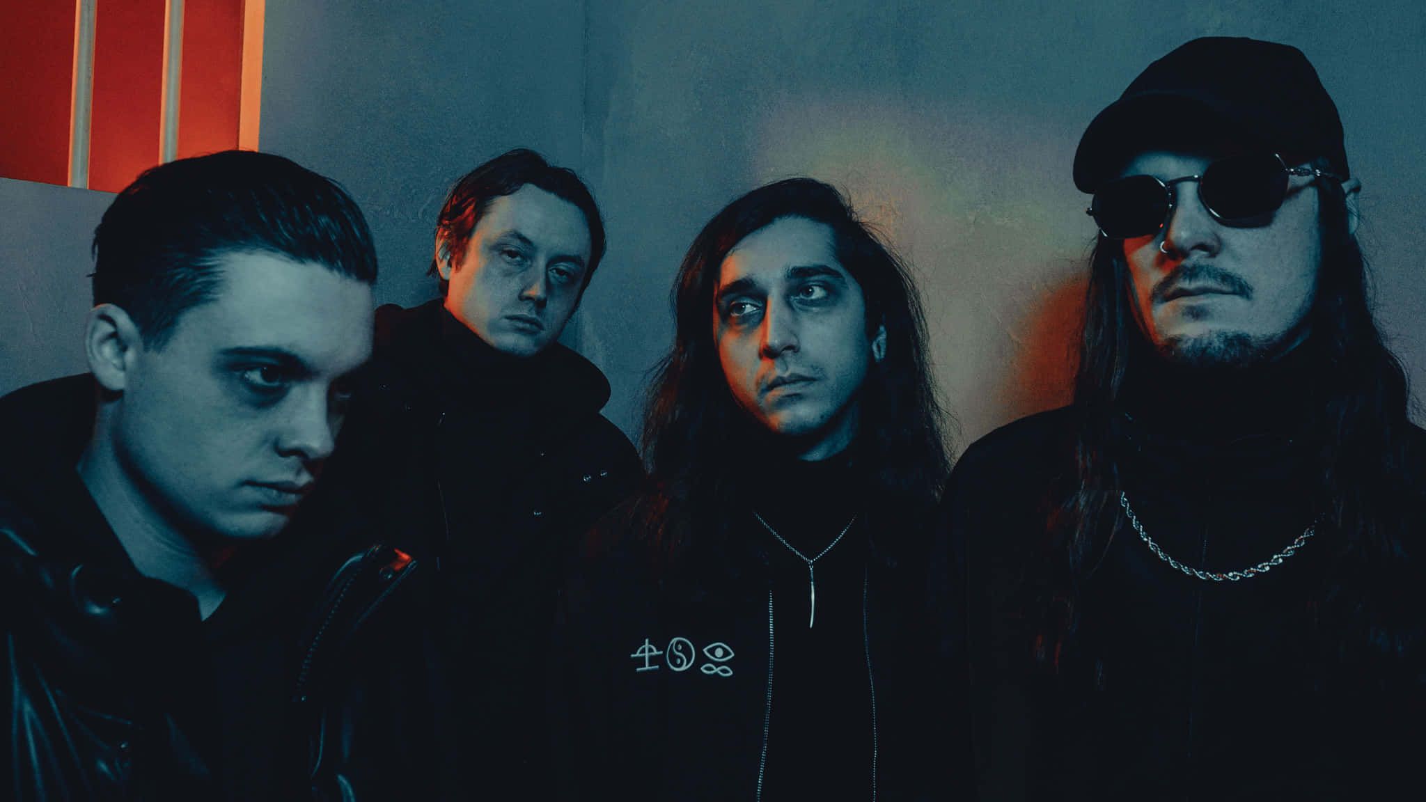 2048x1152 Download Bad Omens Band Portrait Wallpaper