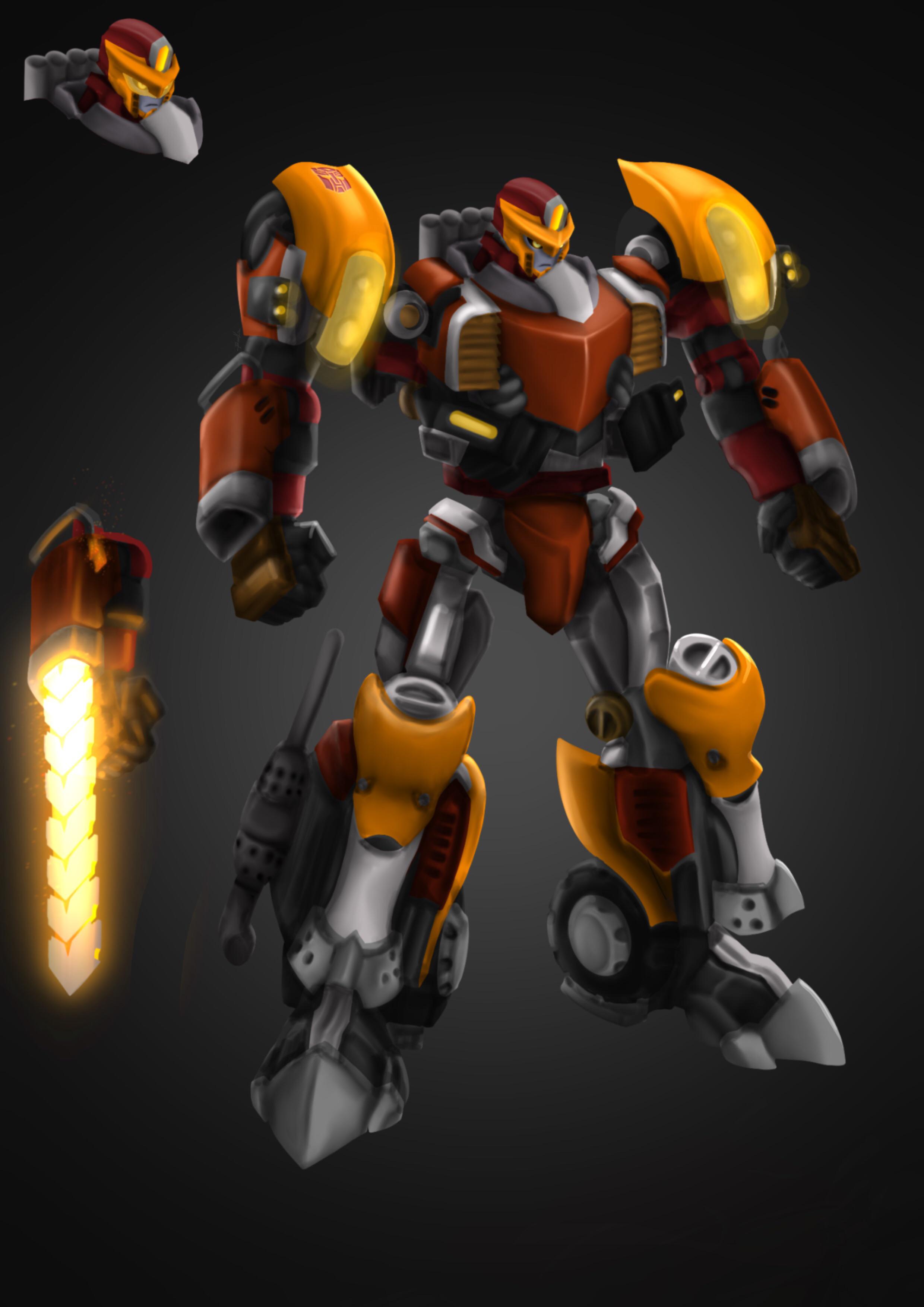 2480x3508 TF Prime Rodimus Concept Art