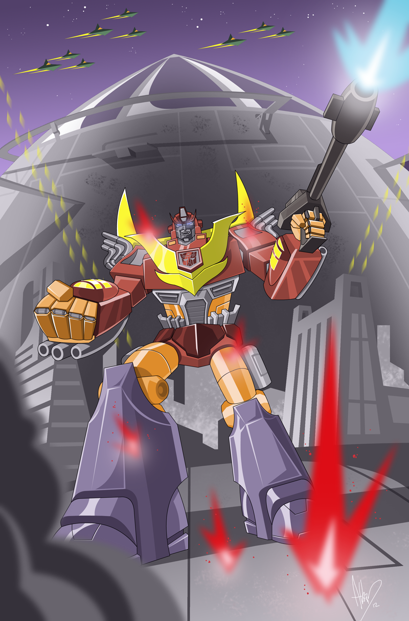 800x1213 2D Artwork: and Rodimus Prime fanart. TFW2005 2005 Boards