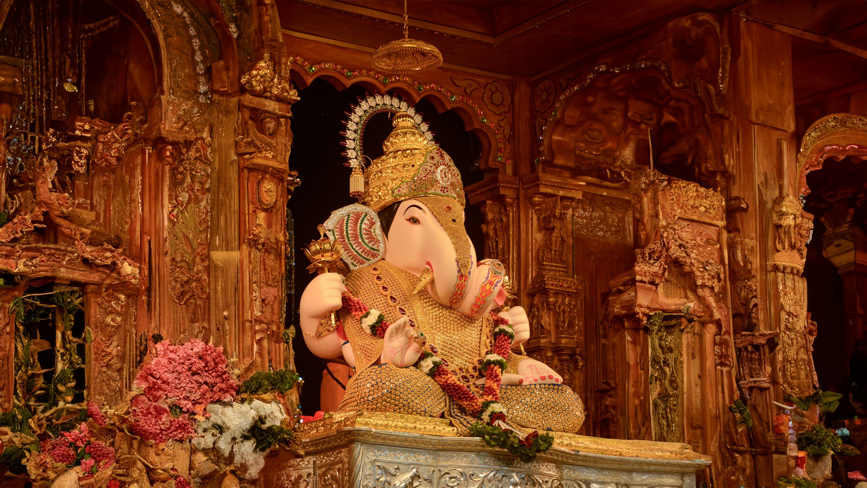 3000x1688 Ganpati Wallpaper Picture. Download Free Image