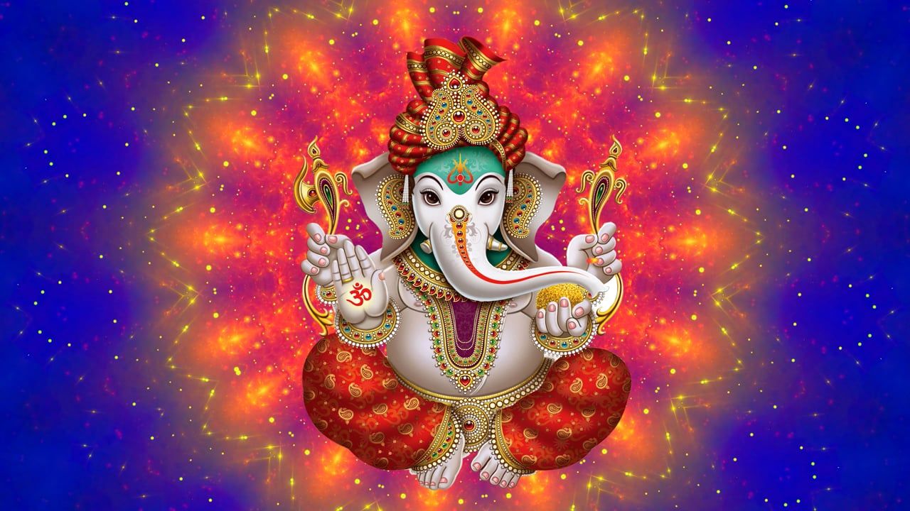 1280x720 Ganesh, Ganesha, God, Elephant