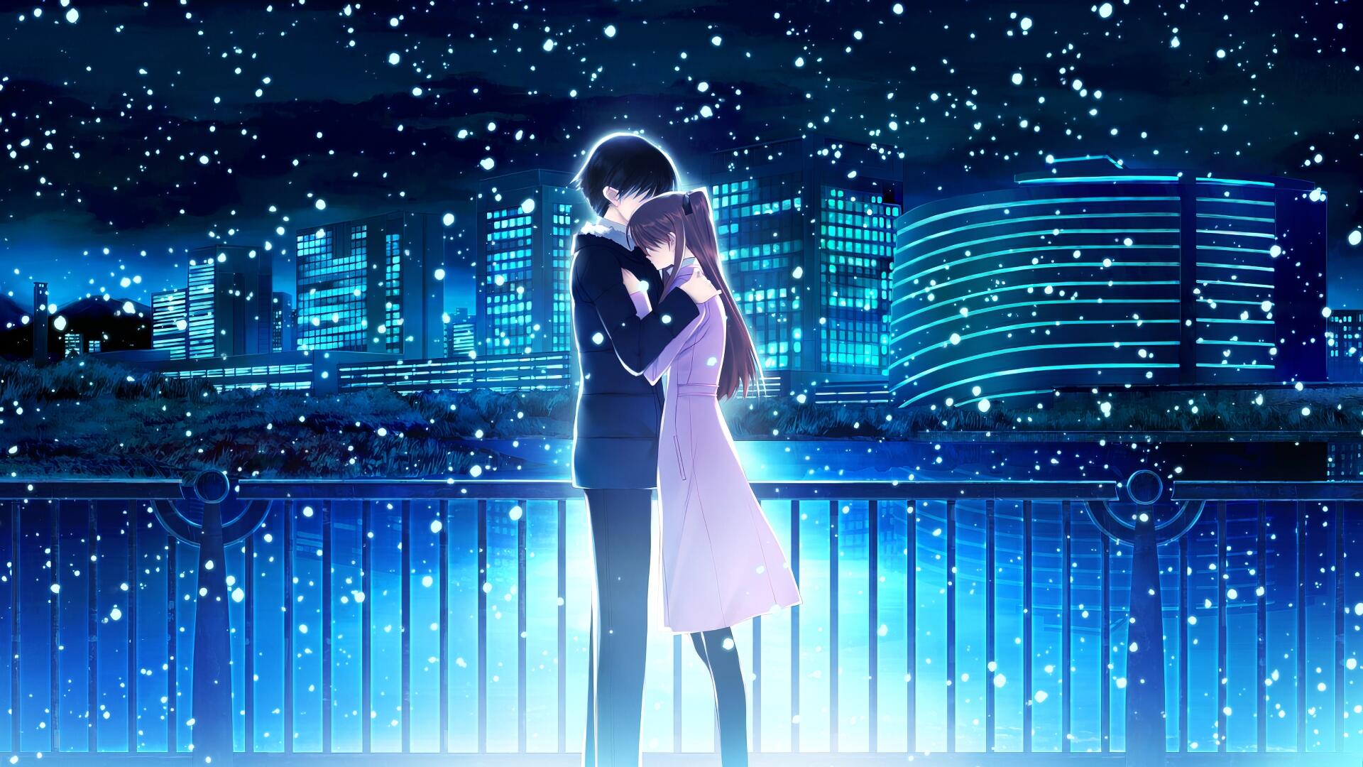 1920x1080 White Album 2 Anime Couple HD Wallpaper