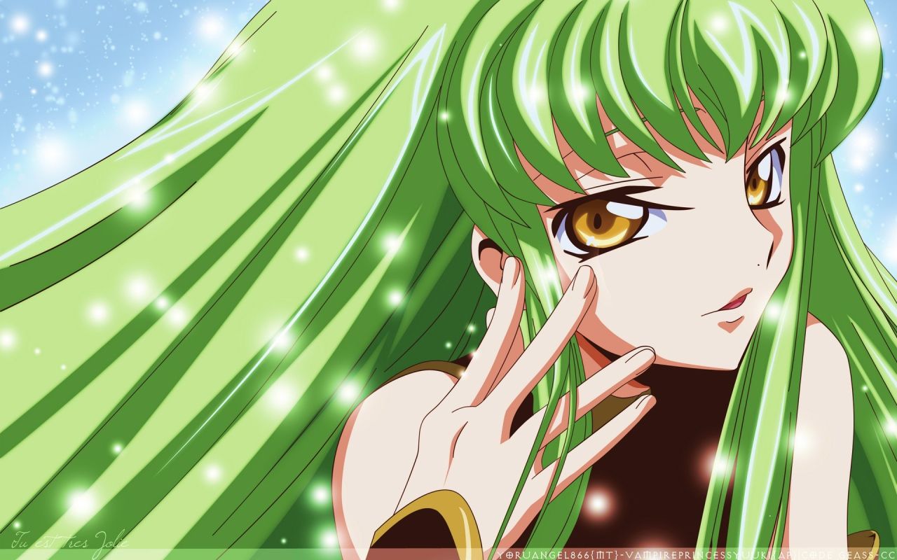1280x800 Green Haired Girl Anime, Code Geass Desktop Wallpaper 1280x800