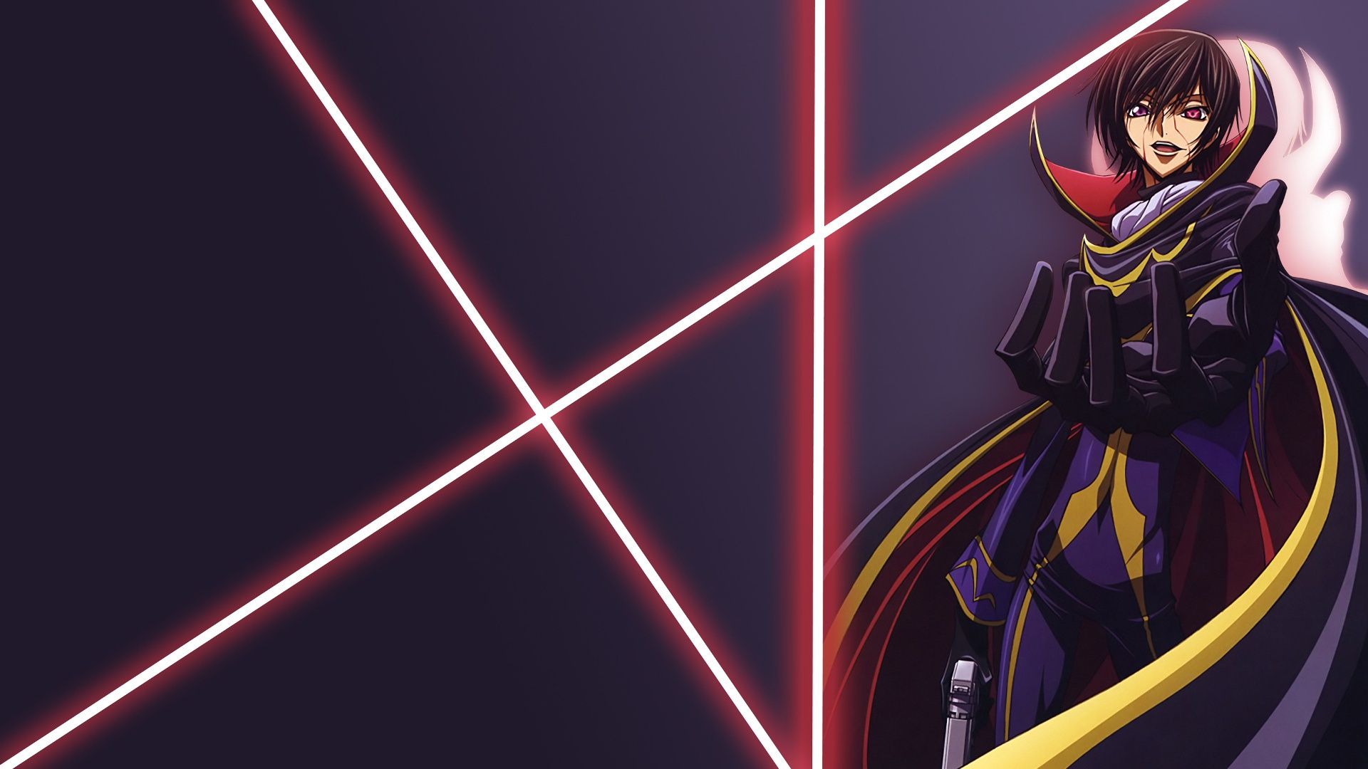 1920x1080 Wallpaper background, anime, art, laser, guy, Code Geass, Lilus for mobile and desktop, section сёнэн, resolution 1920x1080