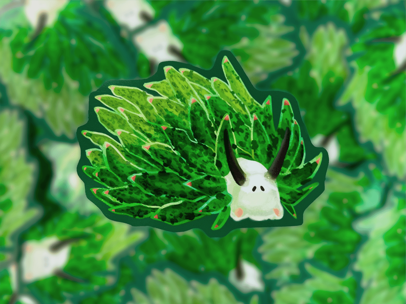 1400x1050 Leafy Sheep Sea Slug